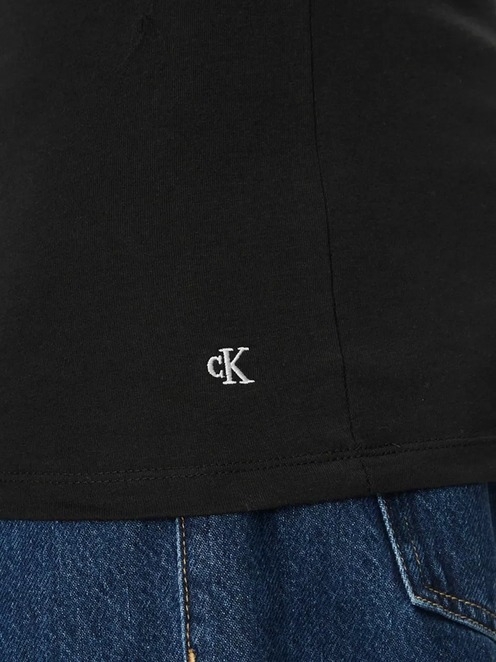 CALVIN KLEIN Ανδρικά T-Shirt - Cotton Stretch Blend - Πακέτο με 3 