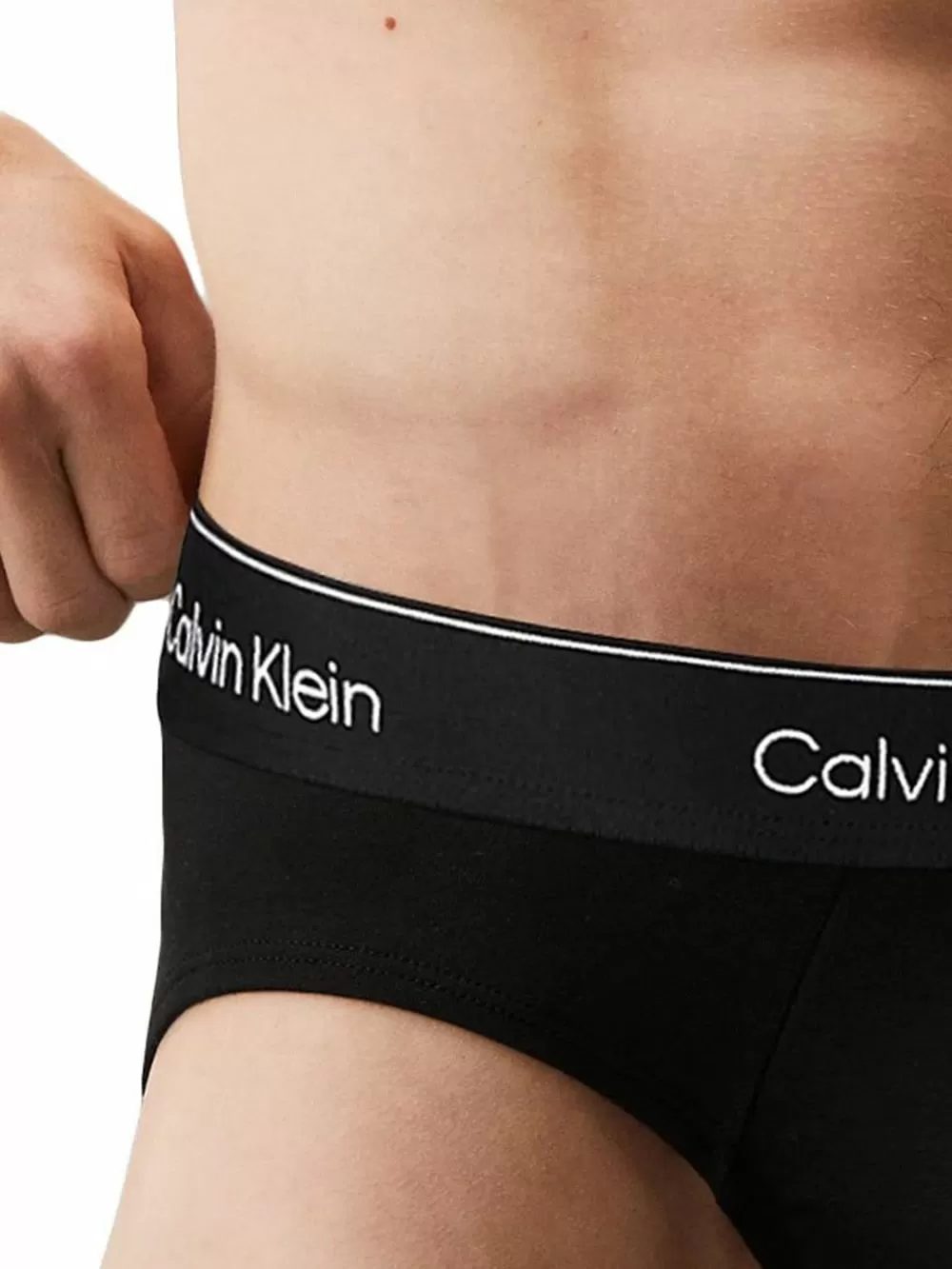 CALVIN KLEIN Hip Briefs - Icon Cotton Stretch - Πακέτο με 3