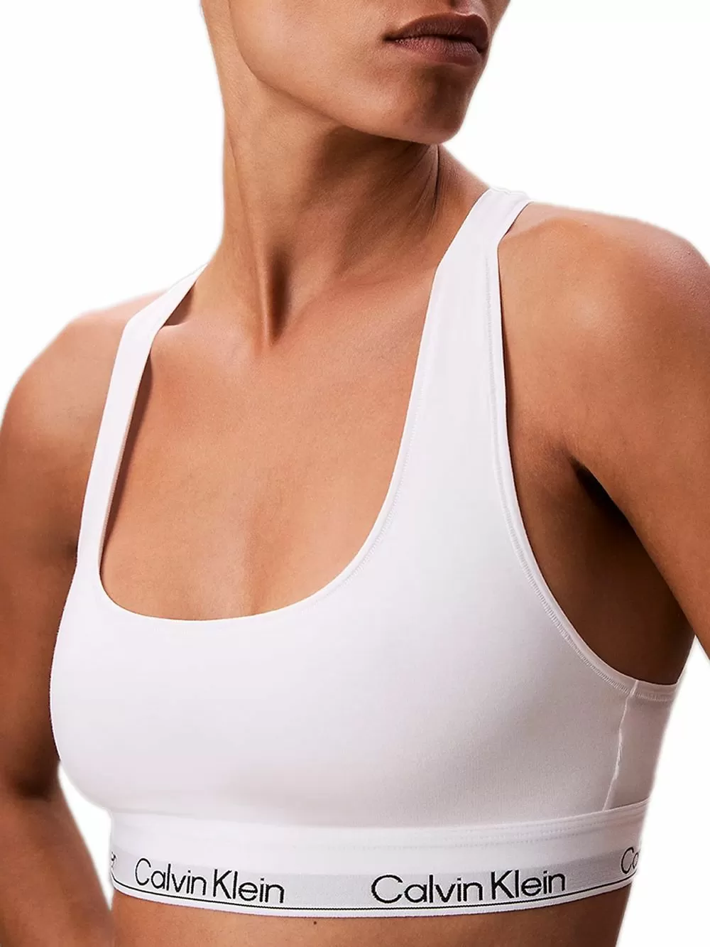 CALVIN KLEIN Unlined Bralette - Icon Cotton Modal - Αθλητική Πλάτη