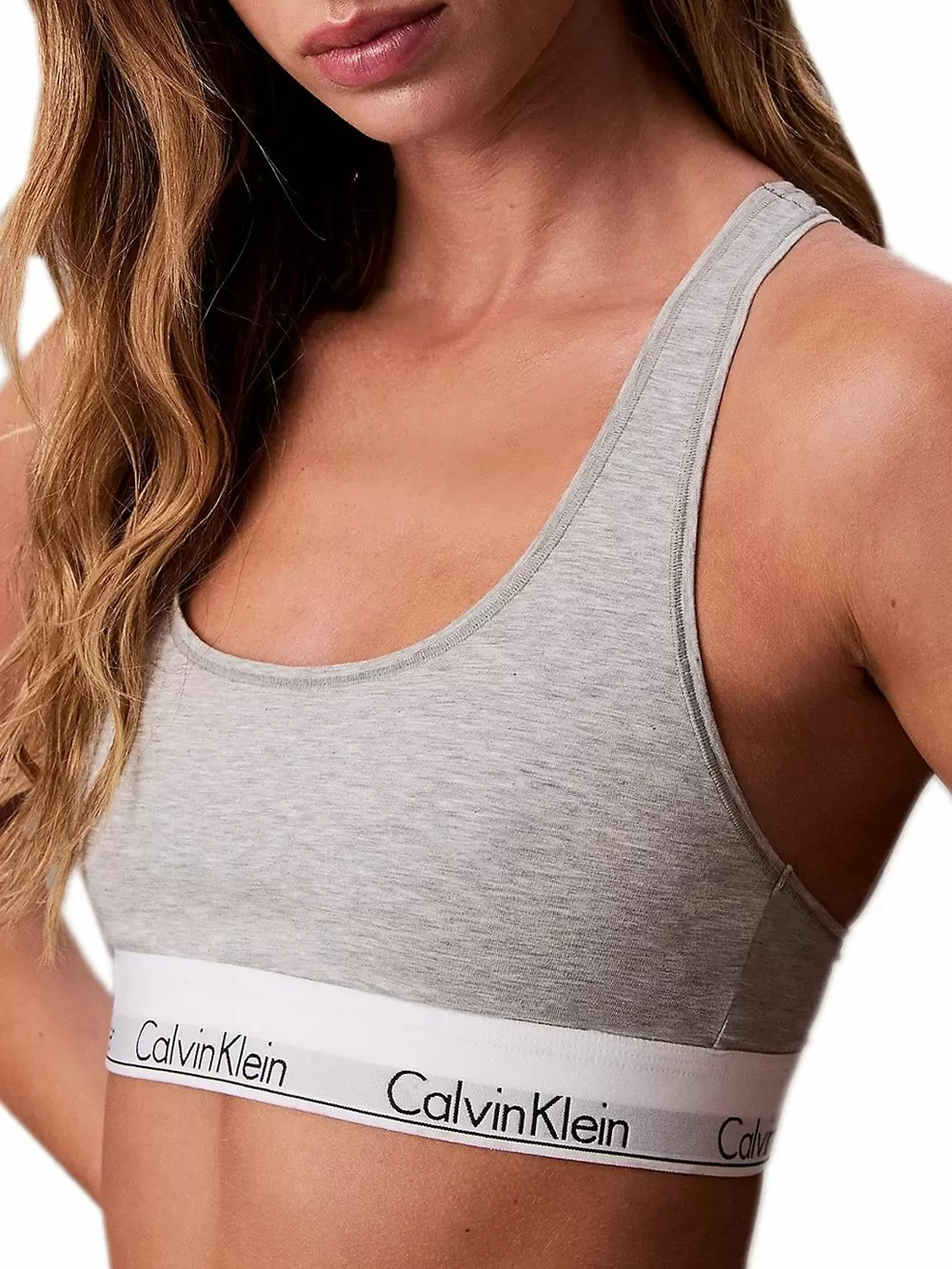 CALVIN KLEIN Unlined Bralette - Icon Cotton Modal - Αθλητική Πλάτη