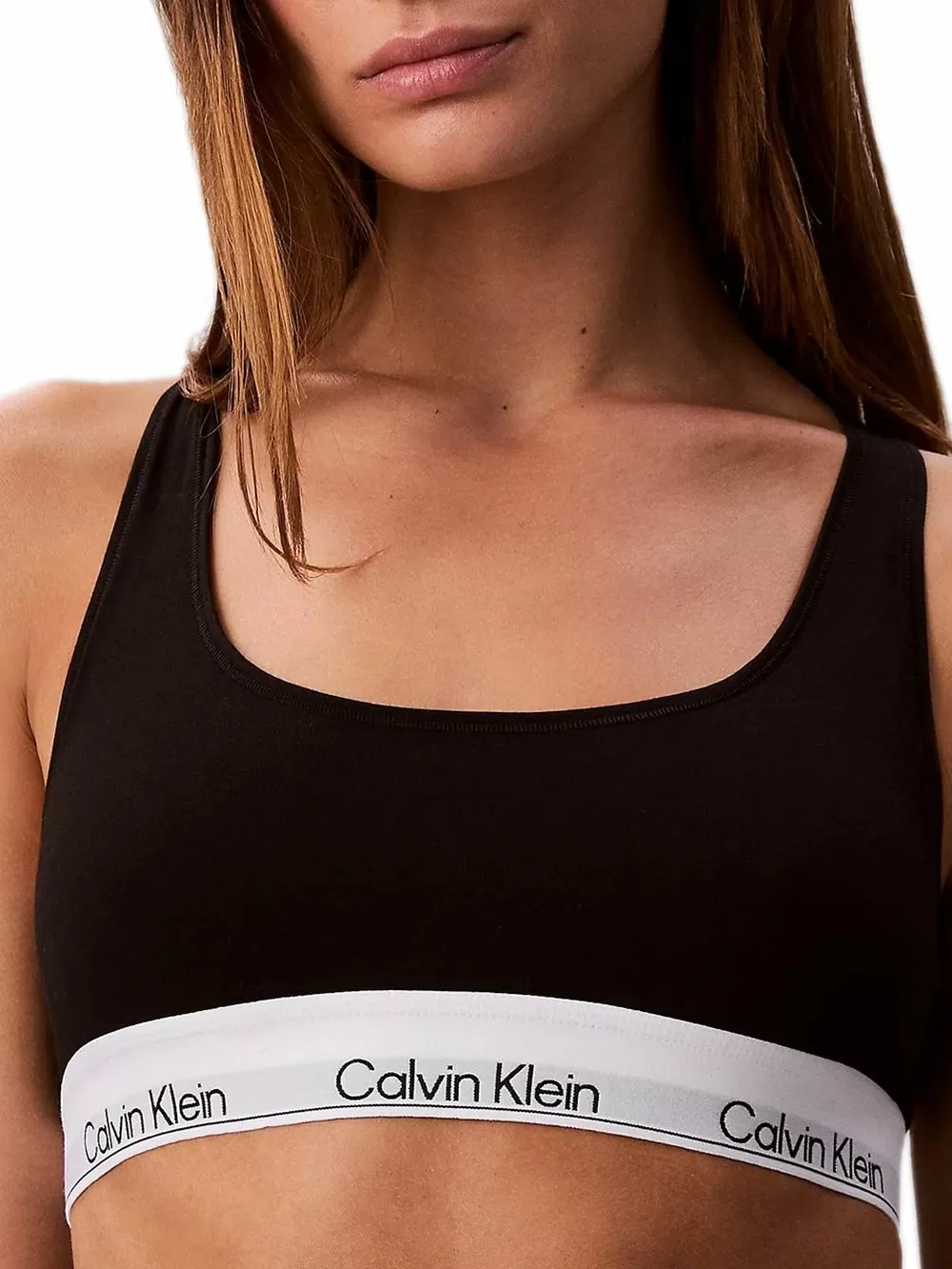 CALVIN KLEIN Unlined Bralette - Icon Cotton Modal - Αθλητική Πλάτη