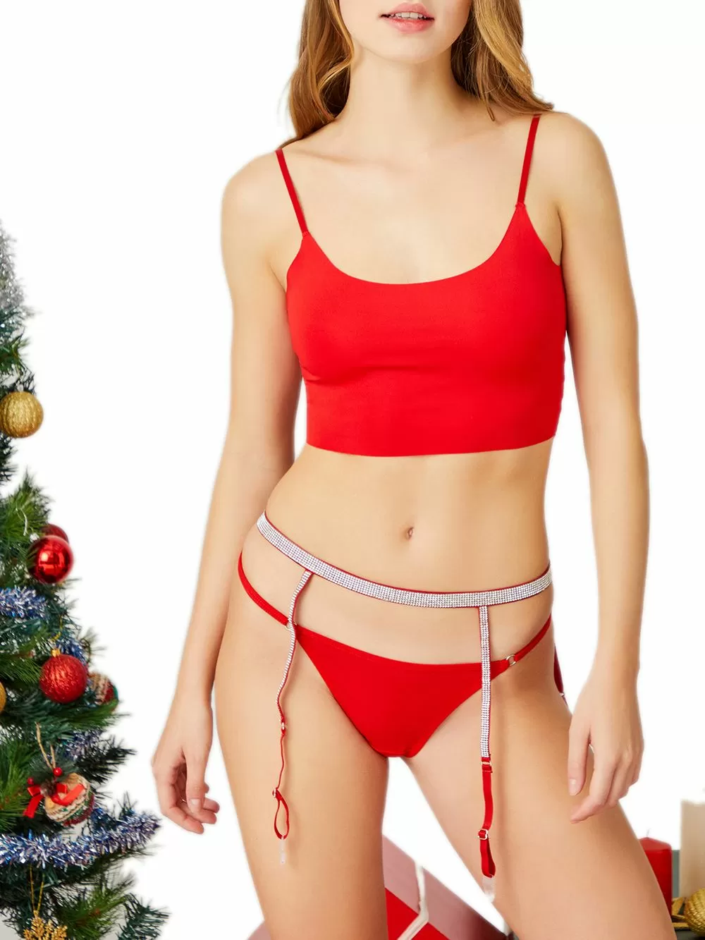 COTTONHILL Ζαρτιέρες - Λαμπερά Strass