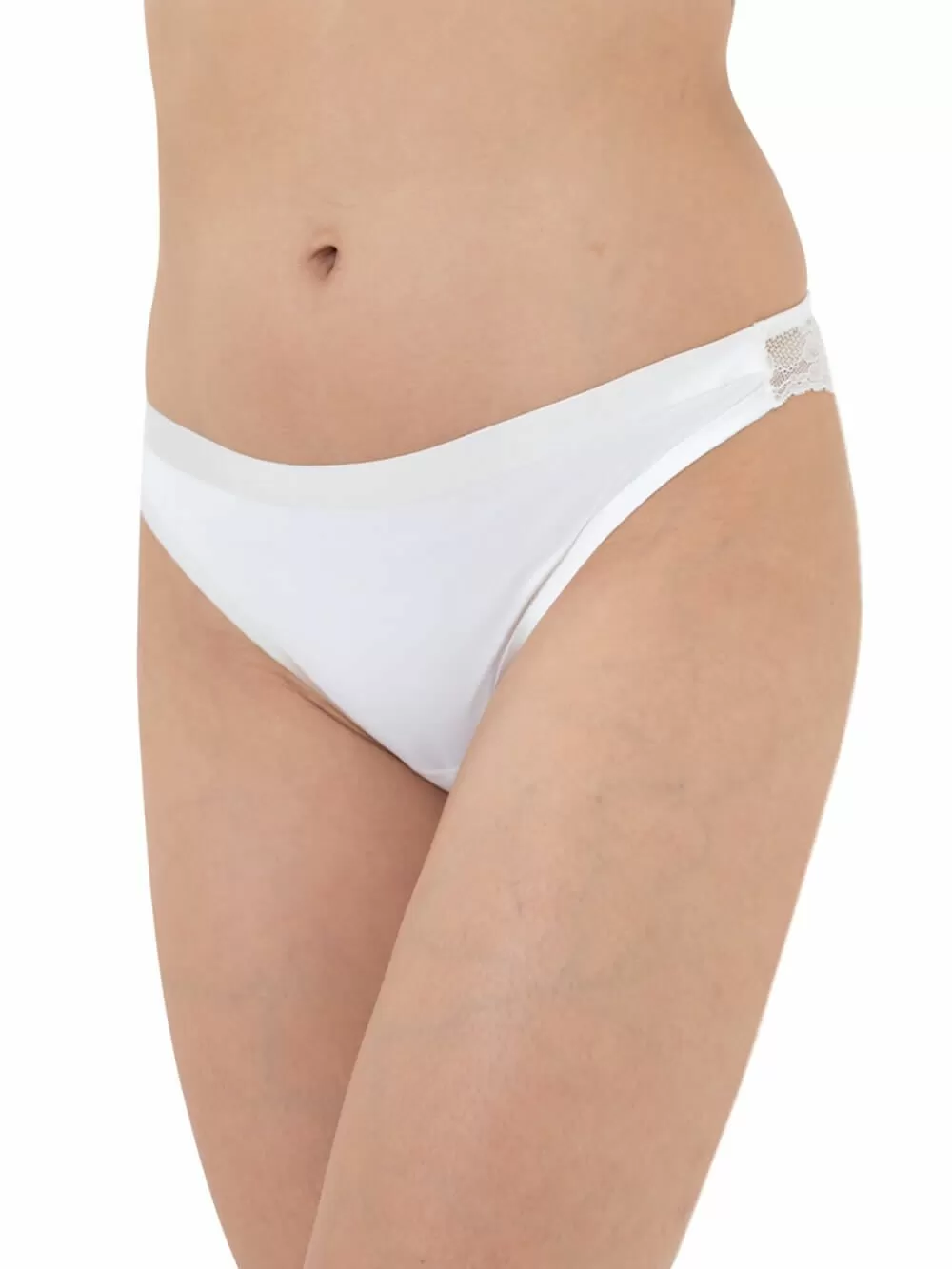 DORINA Brazilian Slip Crystal - Σατινέ Ύφασμα & Δαντέλα - 3 Τεμάχια