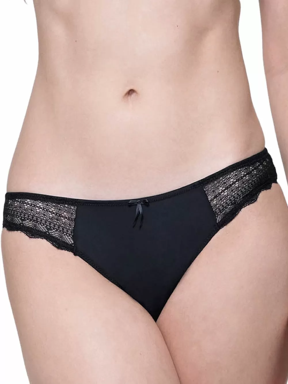 DORINA Slip Κανονικό MAKAYLA - 1+1 ΔΩΡΟ - Σατινέ Ύφασμα & Δαντέλα