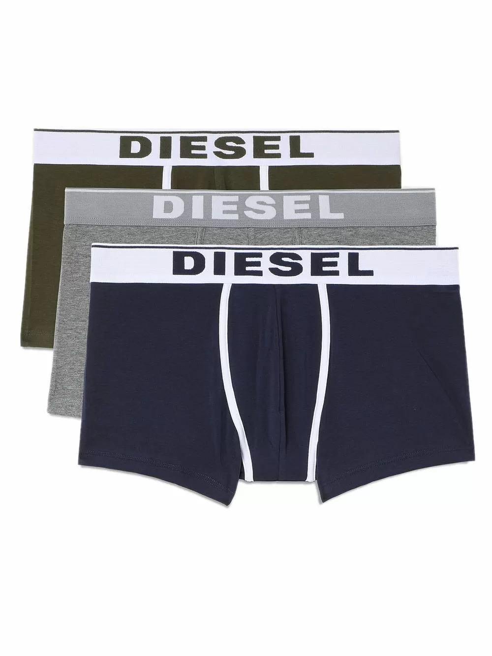 DIESEL Damien Boxer -Ελαστικό Βαμβάκι - Πακέτο με 3