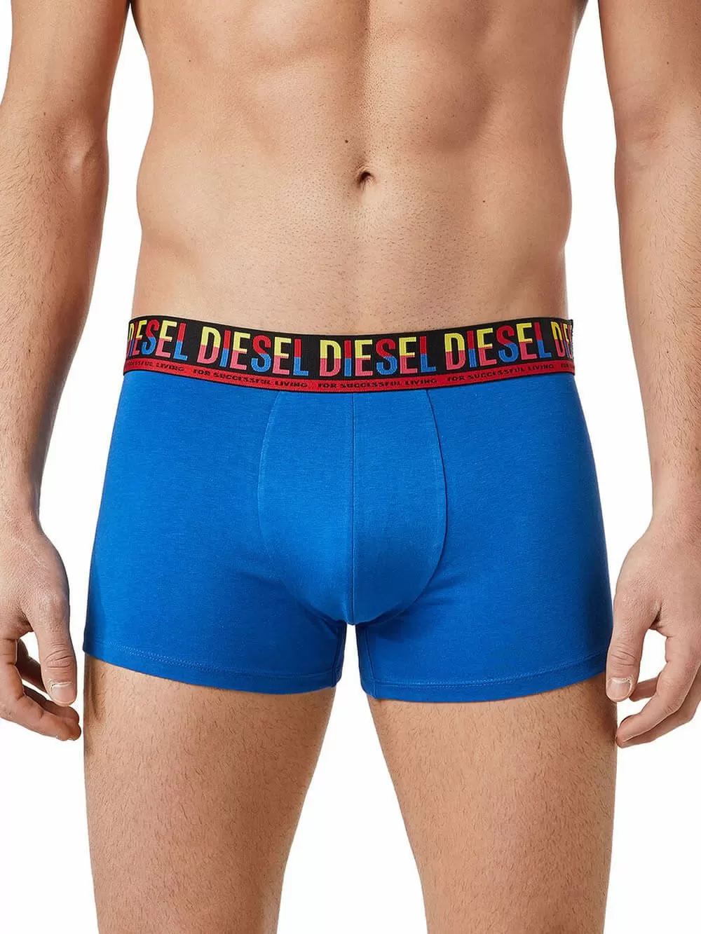 DIESEL Damien Boxer - Ελαστικό Βαμβάκι - Playfully Logo - Πακέτο με 3 