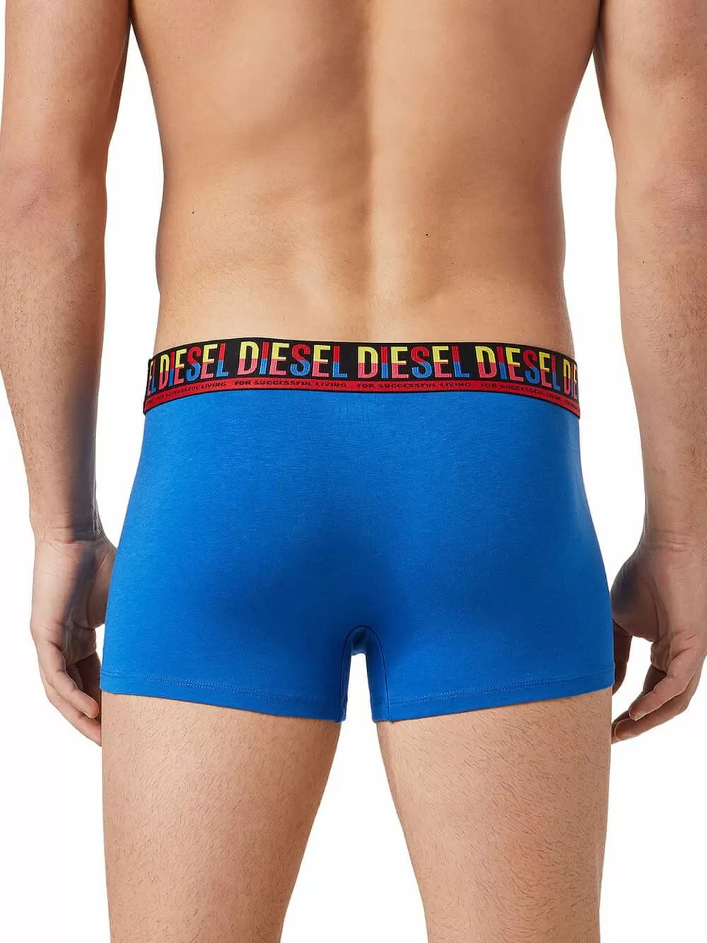 DIESEL Damien Boxer - Ελαστικό Βαμβάκι - Playfully Logo - Πακέτο με 3 