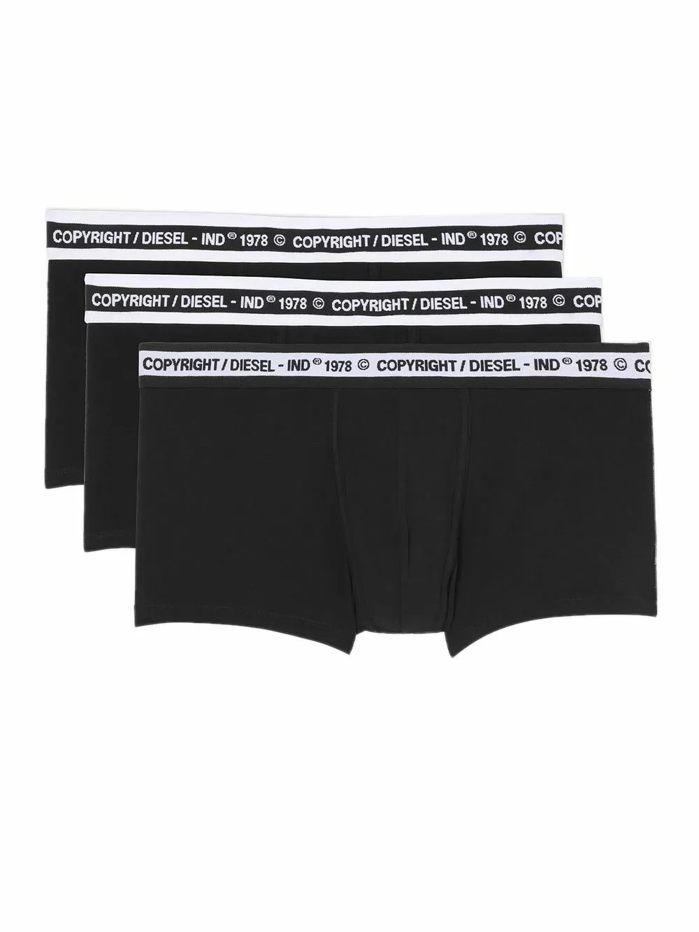 DIESEL Damien Boxer - Ελαστικό Βαμβάκι - Organic Cotton - Πακέτο με 3