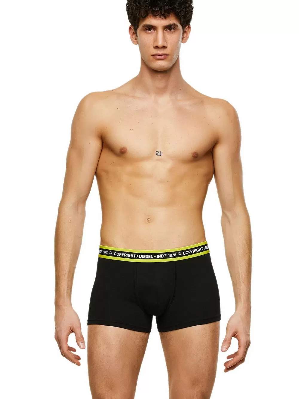 DIESEL Damien Boxer - Ελαστικό Βαμβάκι - Organic Cotton - Πακέτο με 3 