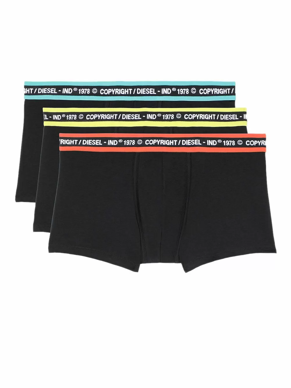 DIESEL Damien Boxer - Ελαστικό Βαμβάκι - Organic Cotton - Πακέτο με 3 