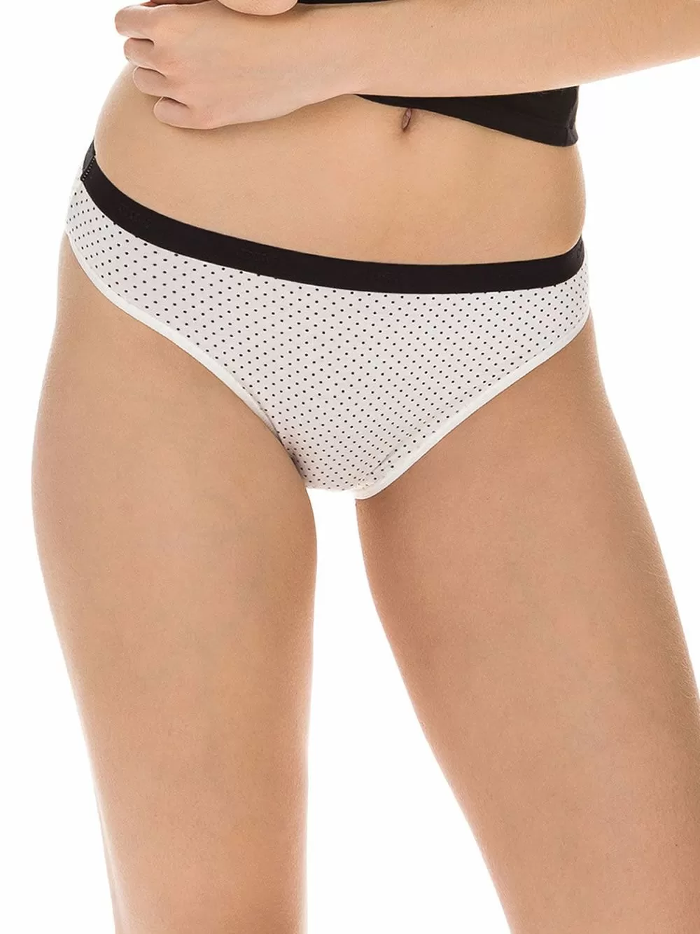 DIM Γυναικεία Σλιπς Les Pockets Cotton 4V5 - Βαμβακερά - Πακέτο με 3