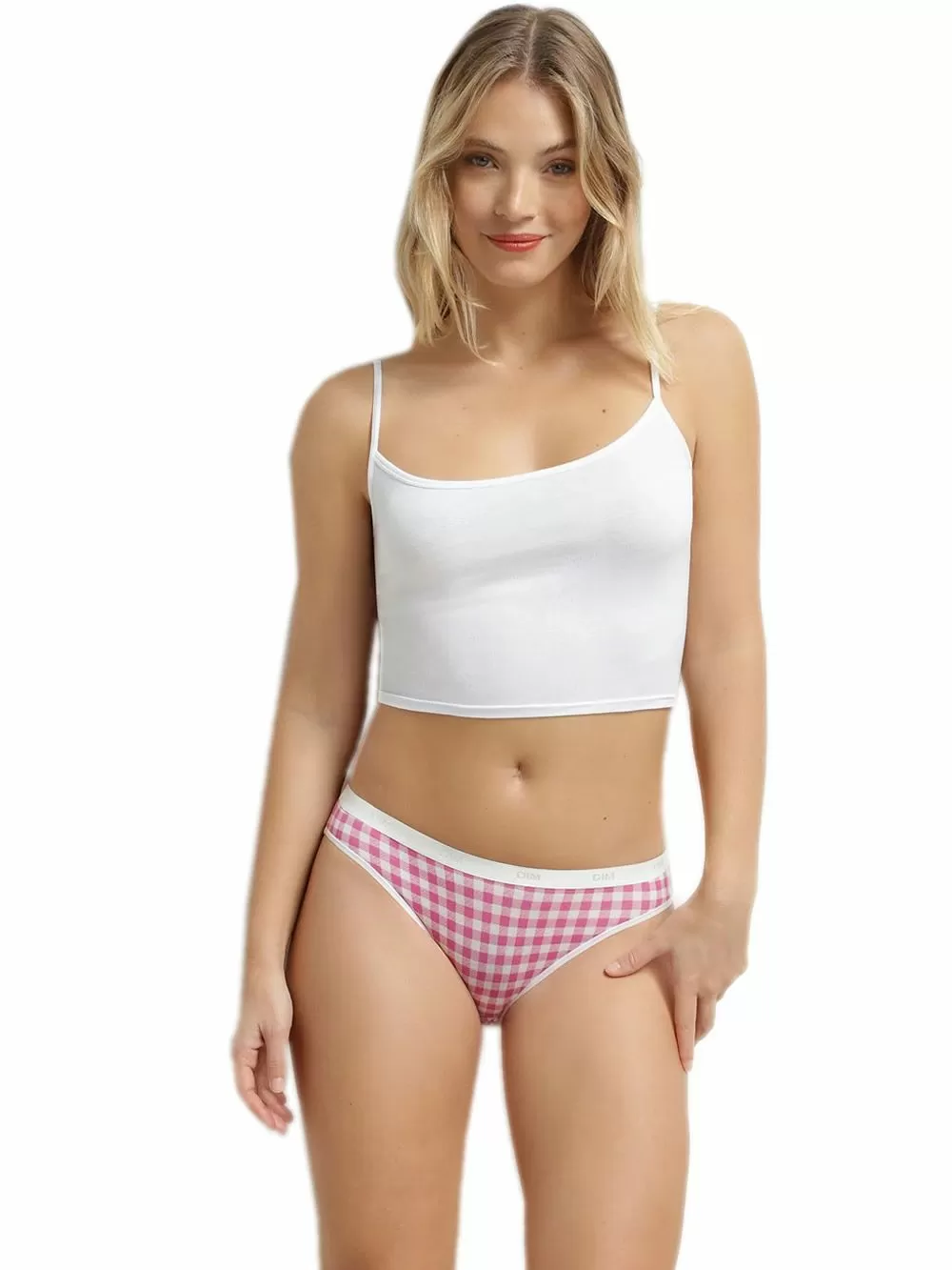 DIM Γυναικεία Σλιπ Les Pockets Cotton BBW - Βαμβακερά - Πακέτο με 3