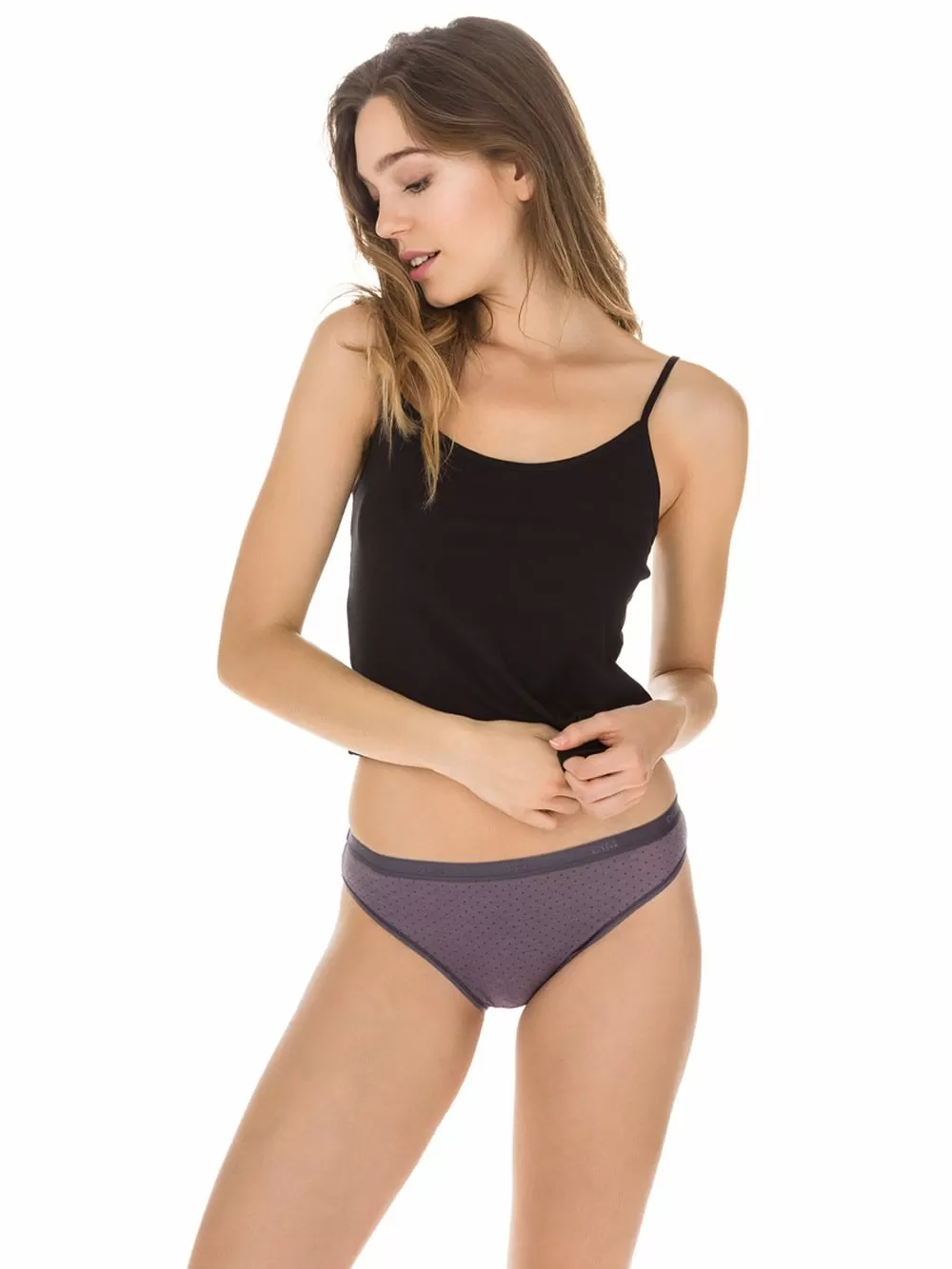 DIM Γυναικεία Σλιπς Les Pockets Cotton - Βαμβακερά - Πακέτο με 3