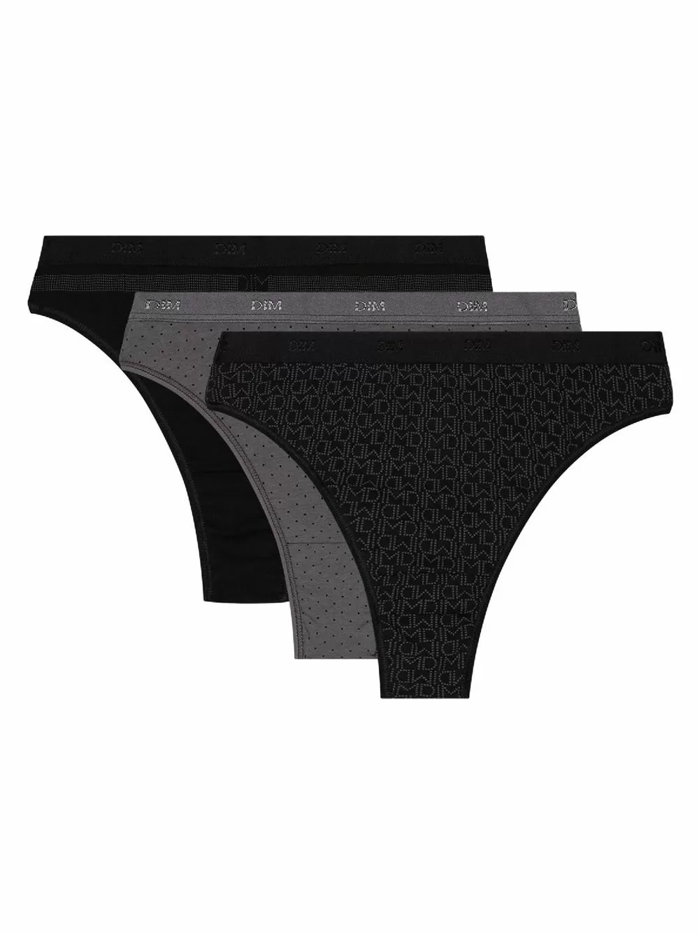 DIM Γυναικεία String Les Pockets Cotton DP6 - Βαμβακερά - Πακέτο με 3