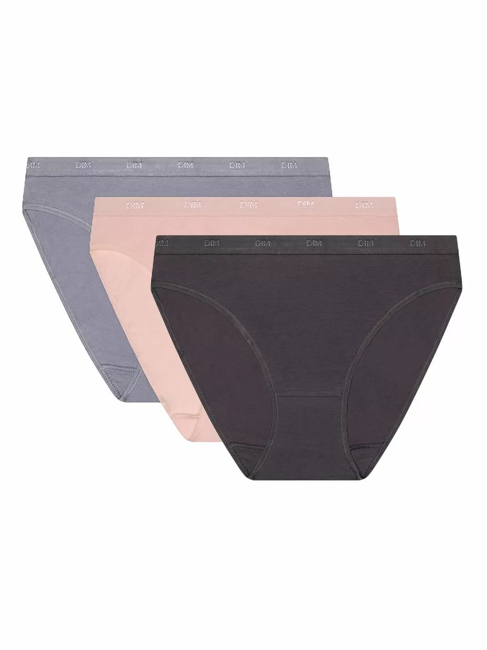 DIM Γυναικεία Slip Les Pockets Cotton Eco 5MJ - Βαμβακερά - Πακέτο με 3