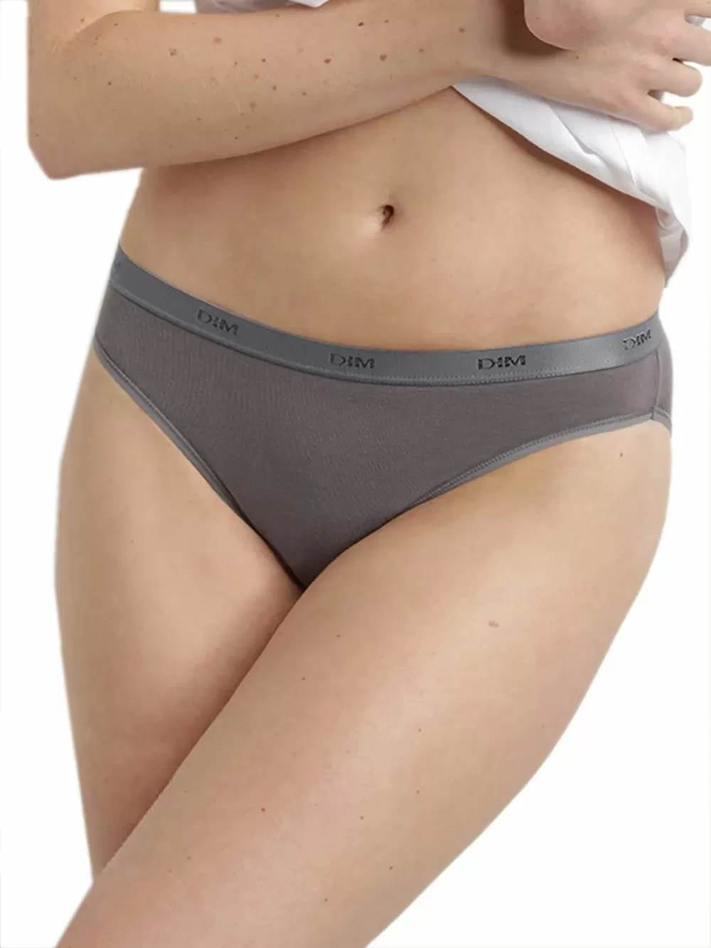 DIM Γυναικεία Slip Les Pockets Cotton Eco 5MJ - Βαμβακερά - Πακέτο με 3