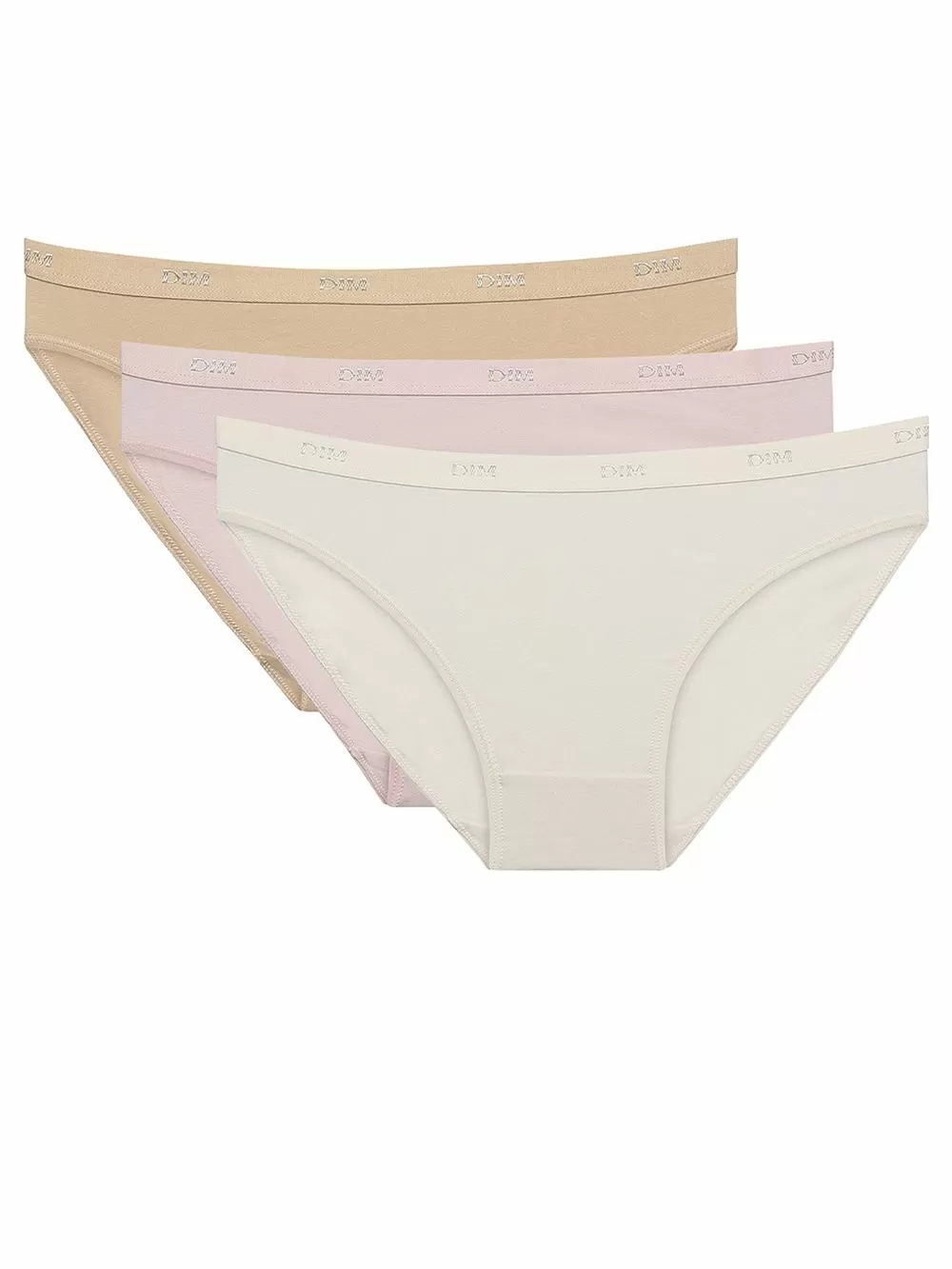 DIM Γυναικεία Σλιπς Les Pockets Cotton 8EP - Βαμβακερά - Πακέτο με 3