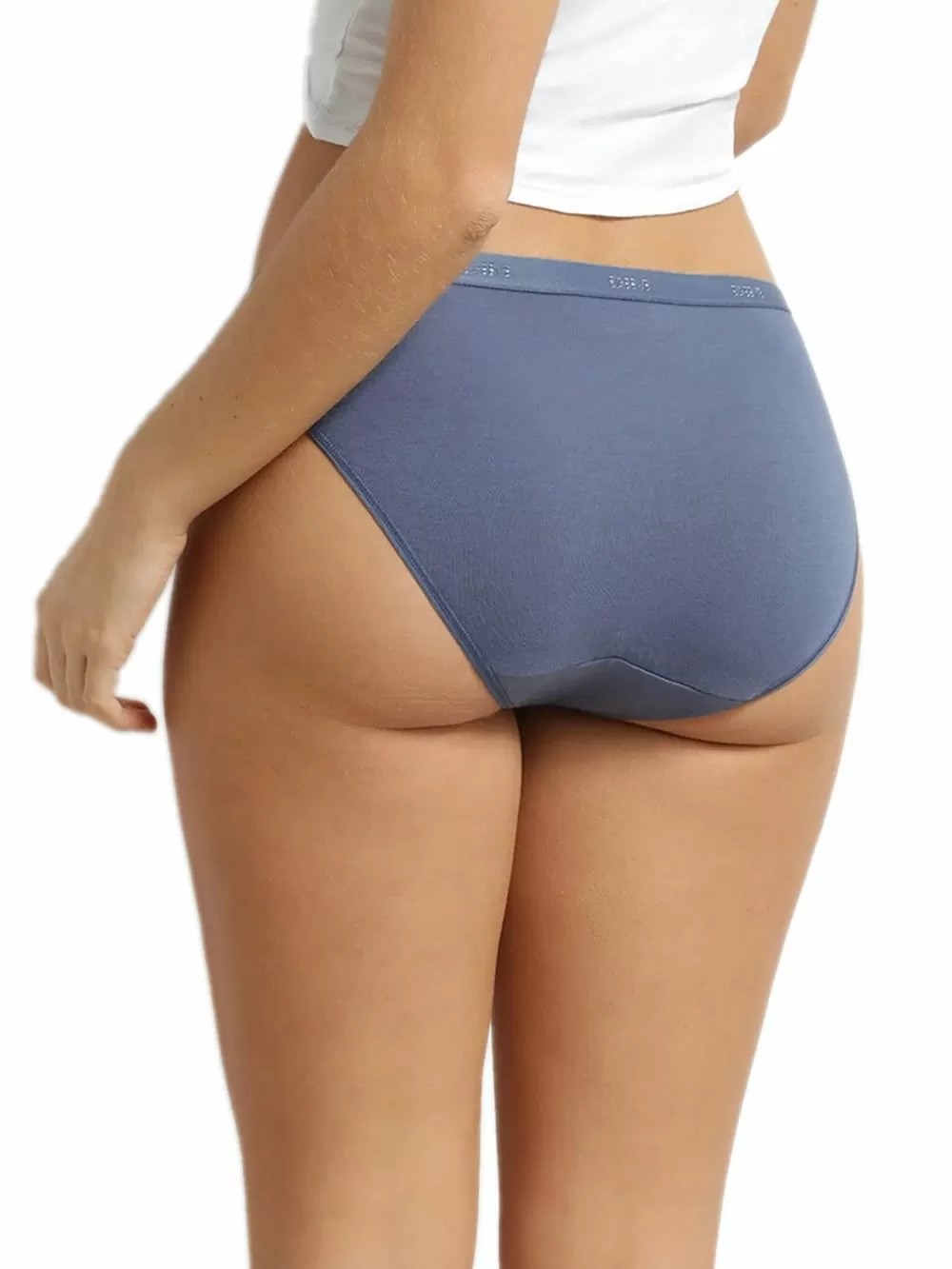 DIM Γυναικεία Slip Les Pockets Cotton Eco BC9 - Βαμβακερά - Πακέτο με 3