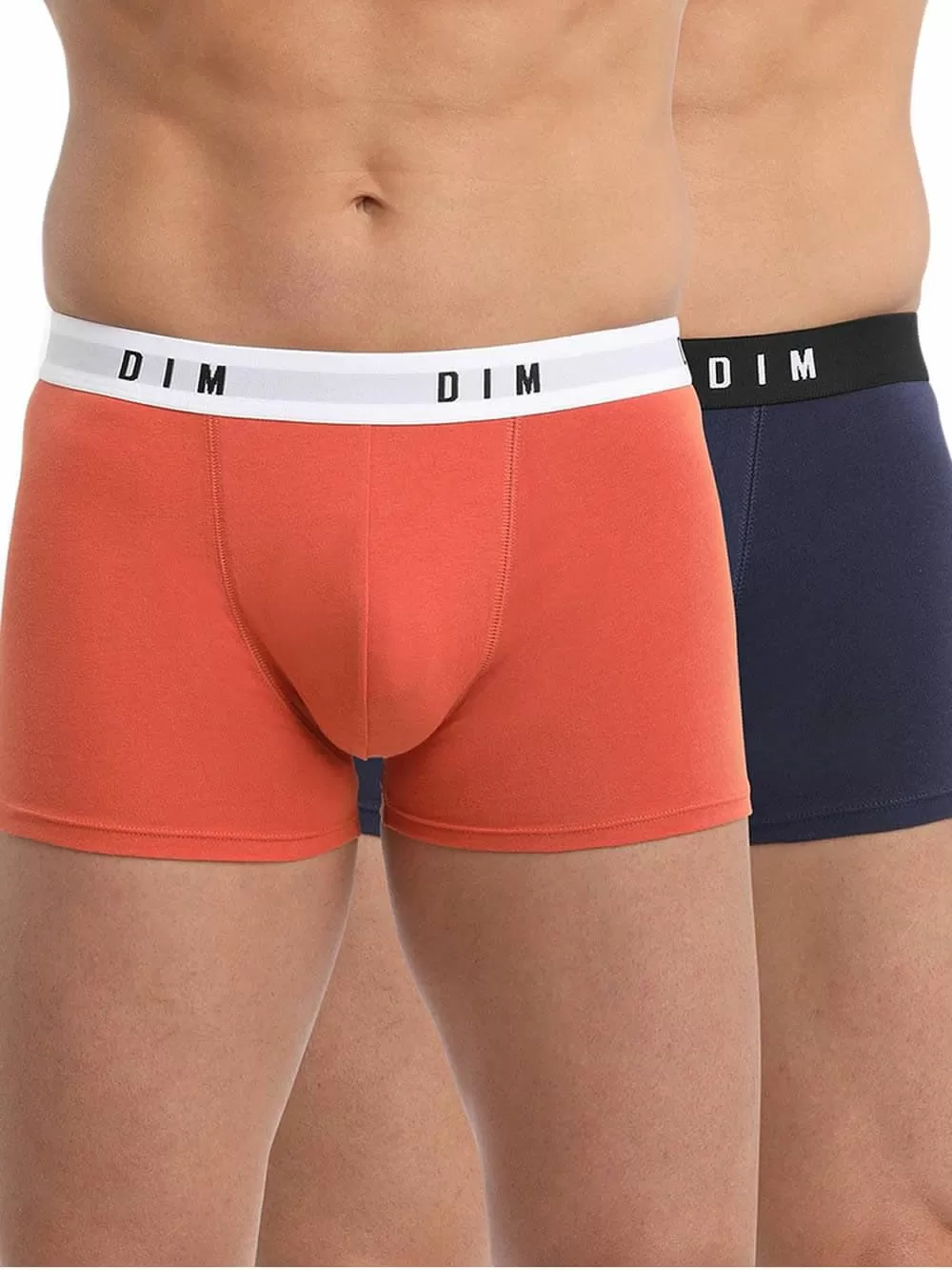 DIM Ανδρικό Boxer 9UV - Cotton Stretch - Ελαστικό Βαμβάκι - Πακέτο με 2 