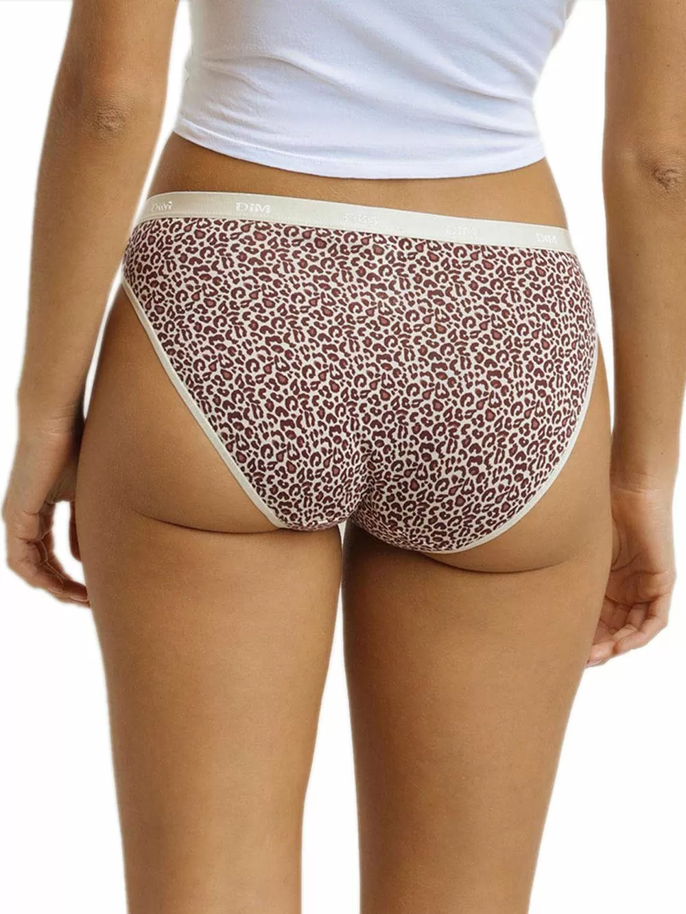 DIM Γυναικεία Σλιπ Les Pockets Cotton B7E - Βαμβακερά - Πακέτο με 3
