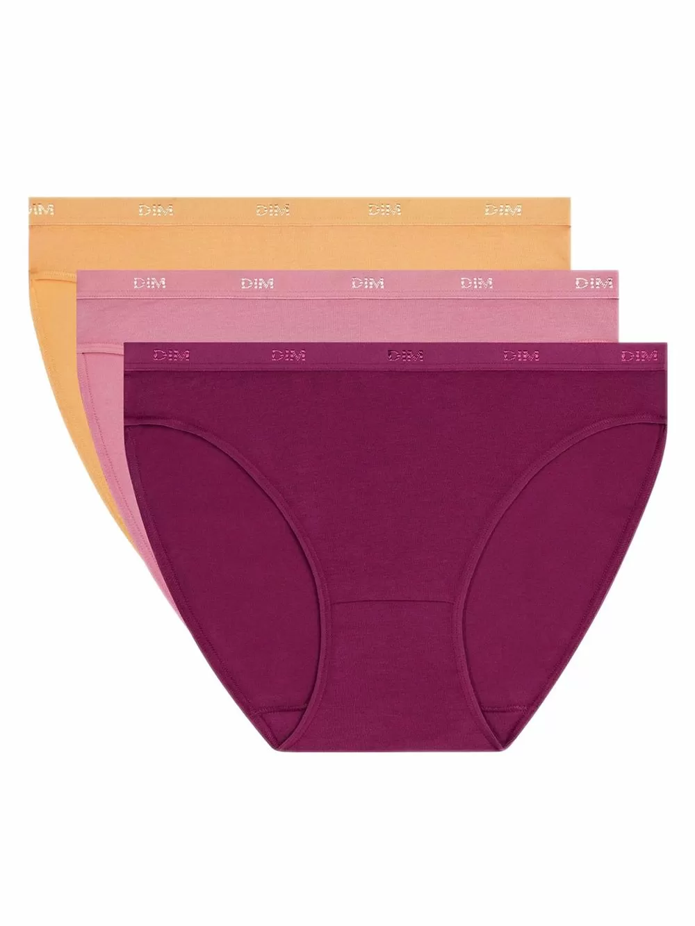 DIM Γυναικεία Slip Les Pockets Cotton Eco BC8 - Βαμβακερά - Πακέτο με 3