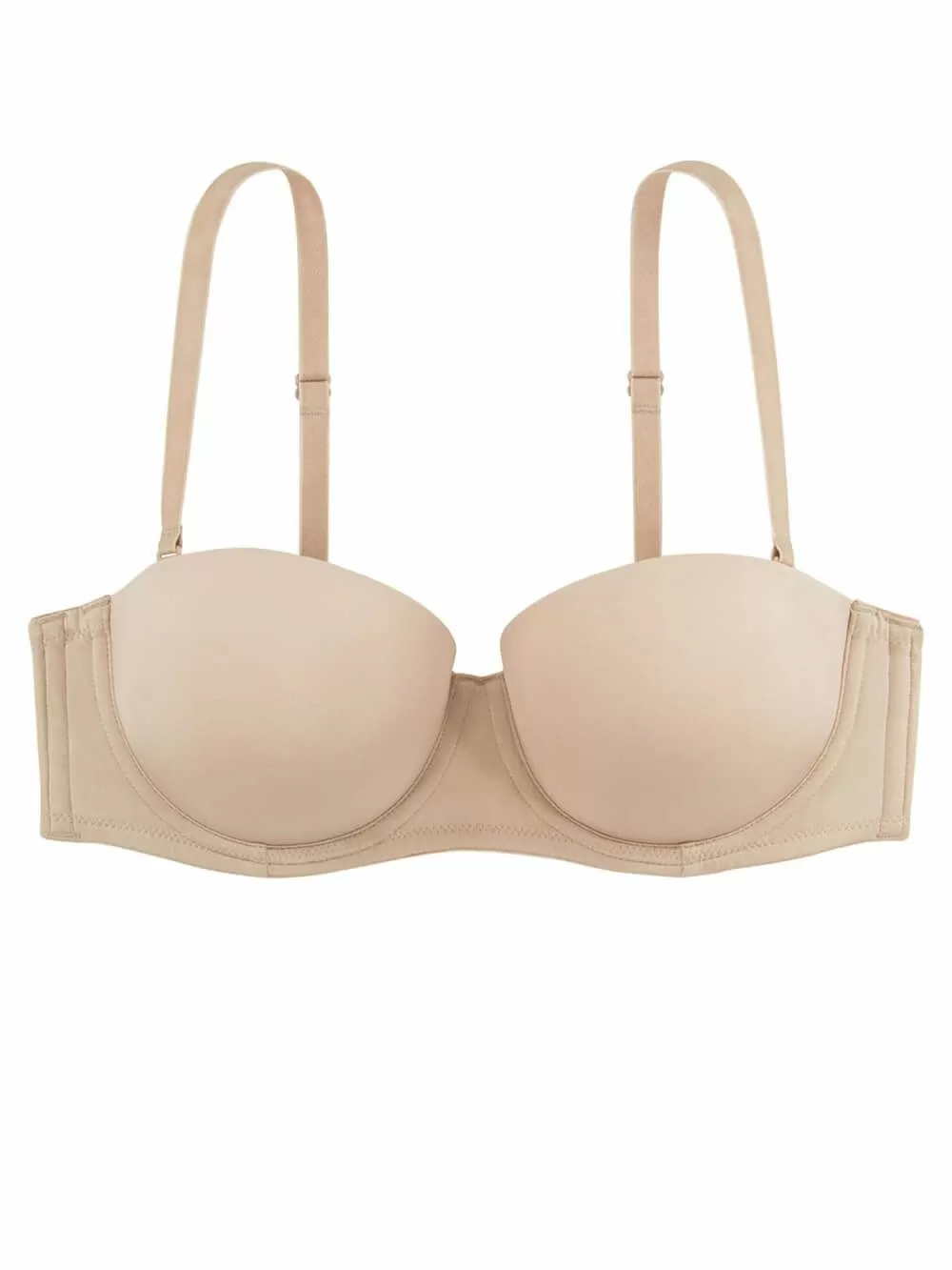 DORINA Σουτιέν Γυναικείο Strapless Michelle - Ενίσχυση & Μπανέλα - Eco Microfibra