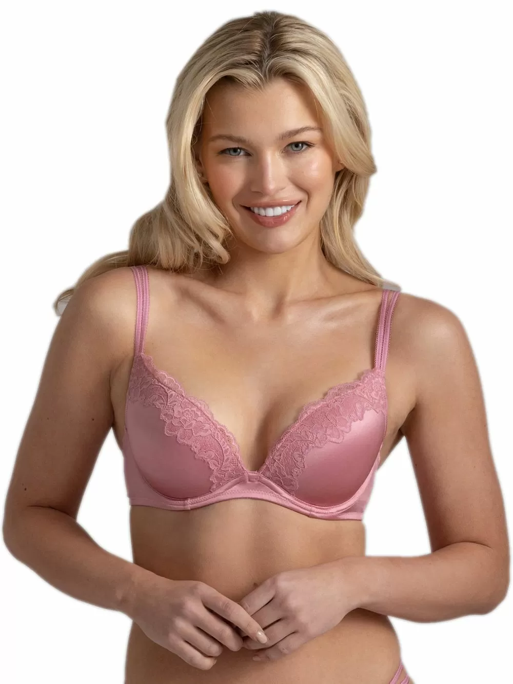 Σουτιέν DORINA Origins Shiny 1+1 ΔΩΡΟ Push Up Deep V - Πλουσιότερο Μπούστο