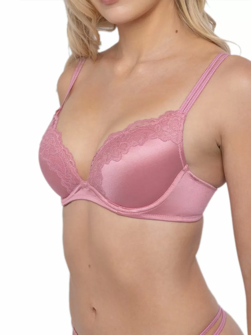 Σουτιέν DORINA Origins Shiny 1+1 ΔΩΡΟ Push Up Deep V - Πλουσιότερο Μπούστο