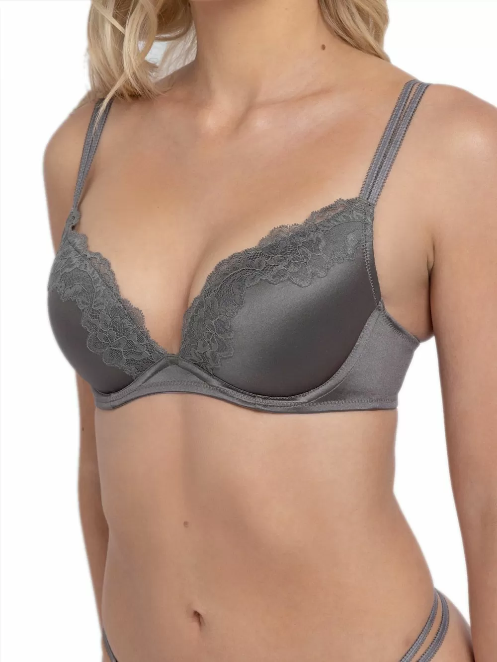 Σουτιέν DORINA Origins Shiny 1+1 ΔΩΡΟ Push Up Deep V - Πλουσιότερο Μπούστο