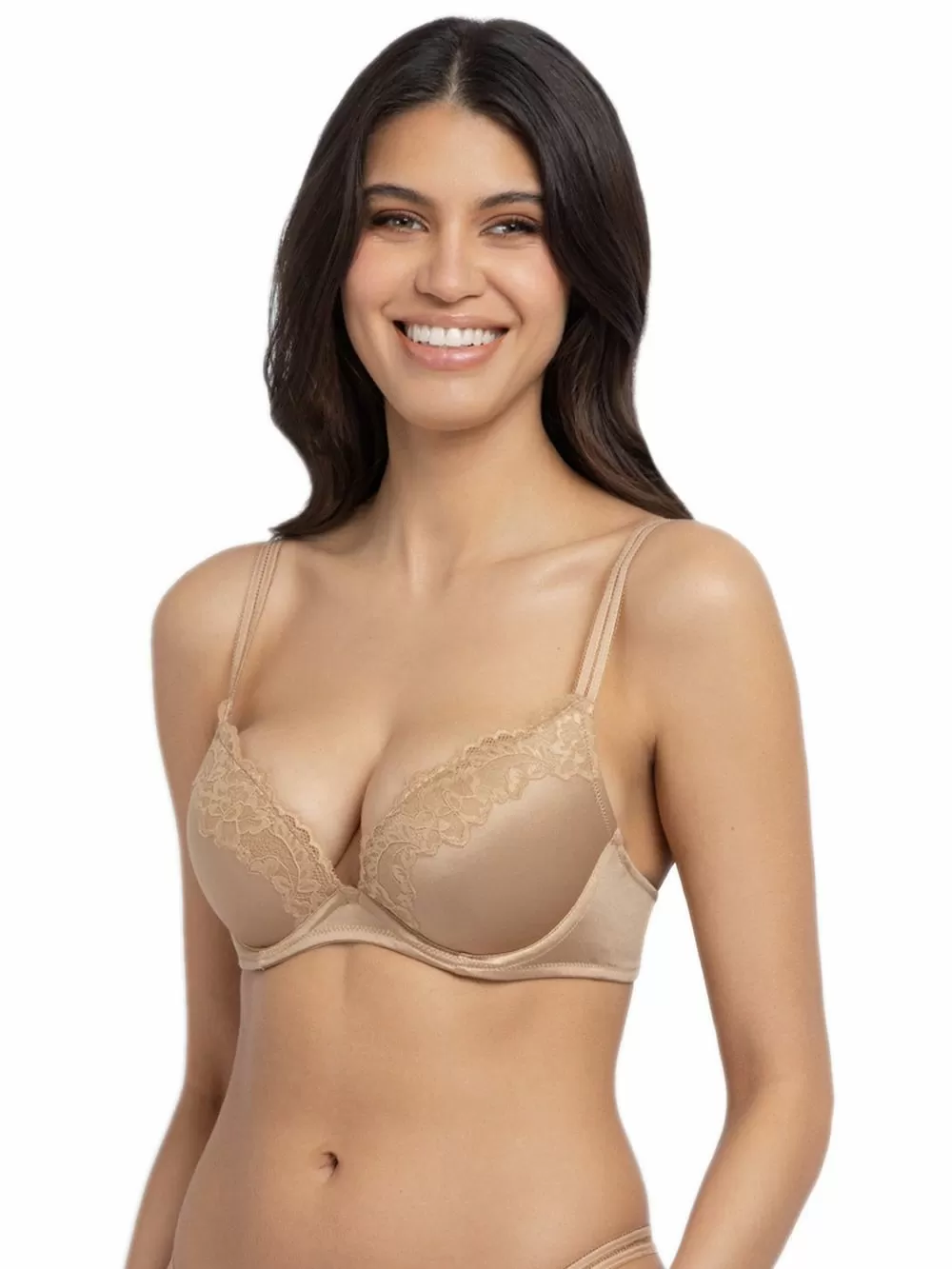 Σουτιέν DORINA Origins Shiny 1+1 ΔΩΡΟ Push Up - Βαθύ V - Πλουσιότερο Μπούστο