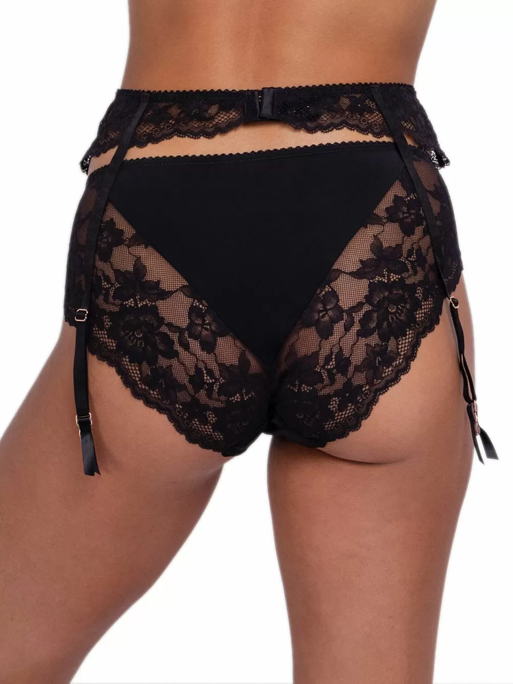 DORINA Ζαρτιέρες Anahi - Floral Δαντέλα - Ρυθμιζόμενες Τιράντες