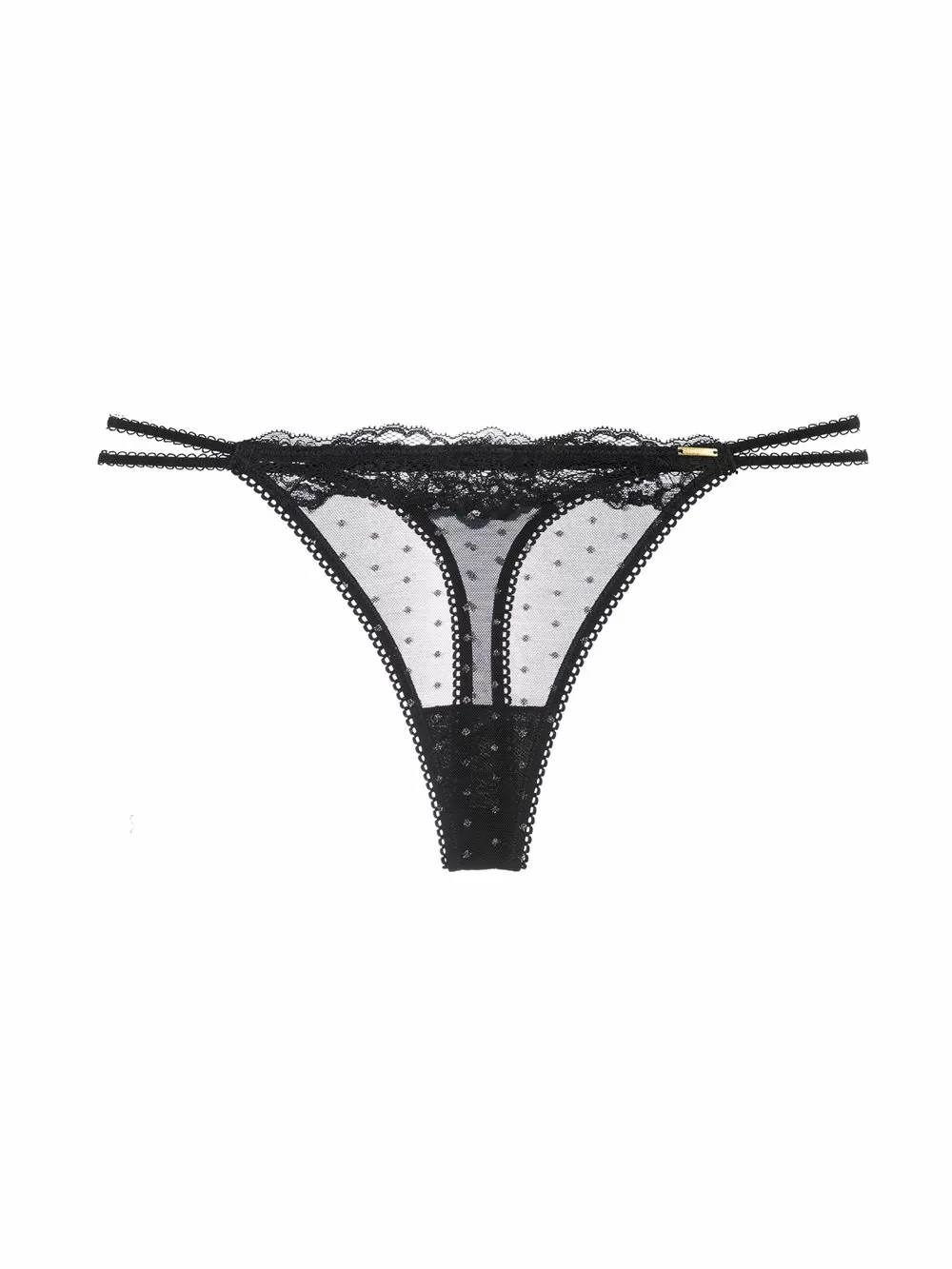 DORINA String Origins Shimmer Dot Mesh - Λαμπερά Dots & Δαντέλα 
