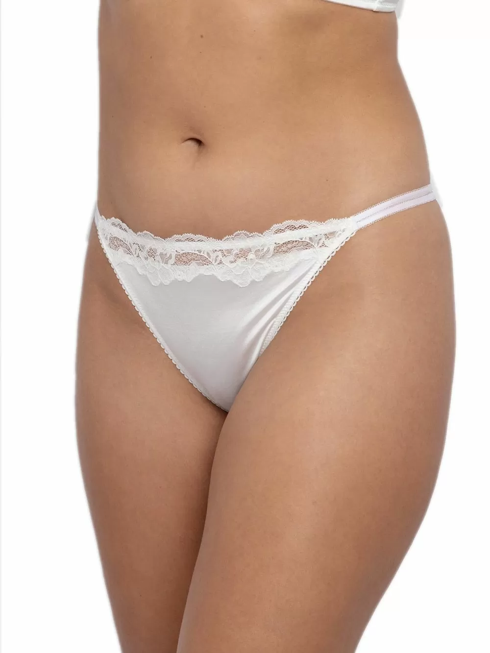 DORINA String Origins Shiny 1+1 ΔΩΡΟ - Σατινέ Ύφασμα & Δαντέλα