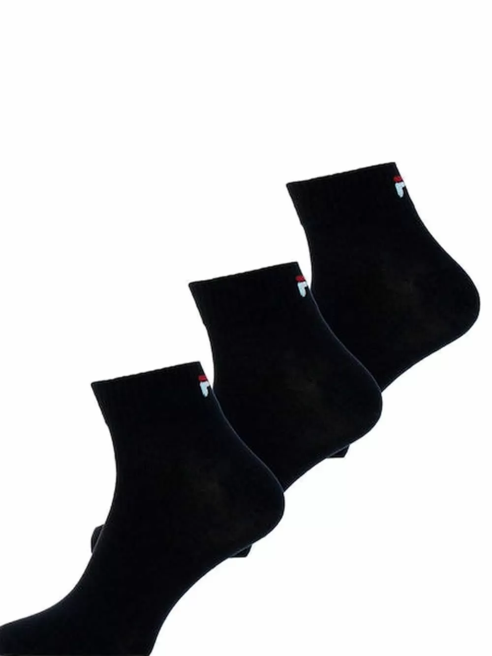 FILA Ανδρική Αθλητική Κάλτσα Ημίκοντη - Ελαστικό Βαμβάκι - 3 Ζευγάρια