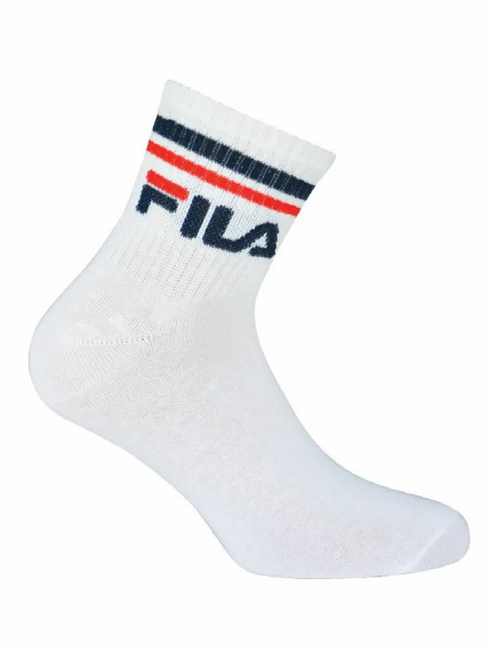 FILA Unisex Αθλητική Κάλτσα Ημίκοντη - Ελαστικό Βαμβάκι - 3 Ζευγάρια