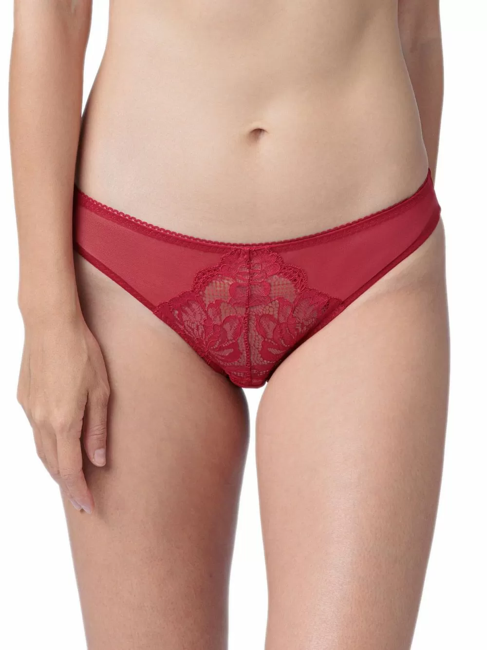 DORINA Slip Κανονικό Clarise 1+1 ΔΩΡΟ - Διαφάνεια & Δαντέλα - Eco Fibres