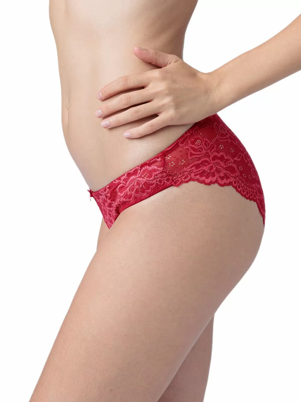 DORINA Slip Lianne - Σατινέ Ύφασμα & Δαντέλα - Eco Fibres 