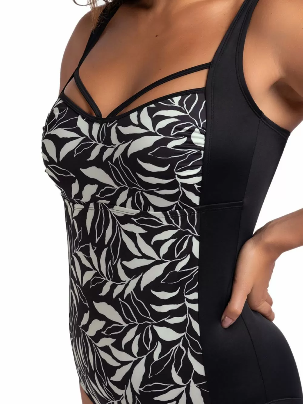 Μαγιό DORINA Ολόσωμο Kanjari - Αόρατη Ενίσχυση - Ήπια Σύσφιξη - Επίπεδη Κοιλιά