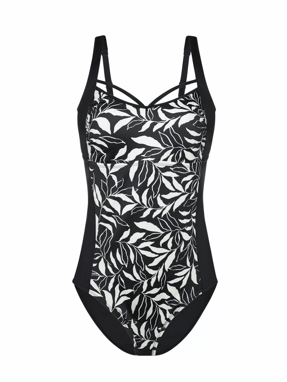 Μαγιό DORINA Ολόσωμο Kanjari - Αόρατη Ενίσχυση - Ήπια Σύσφιξη - Επίπεδη Κοιλιά