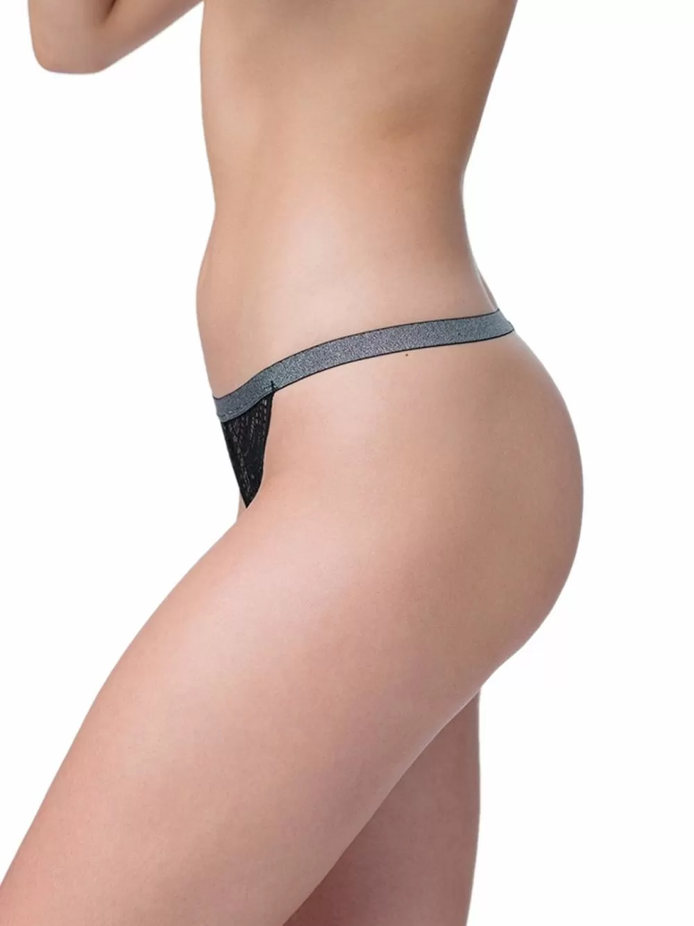 DORINA String Stella 1+1 ΔΩΡΟ - Δαντέλα & Lurex 