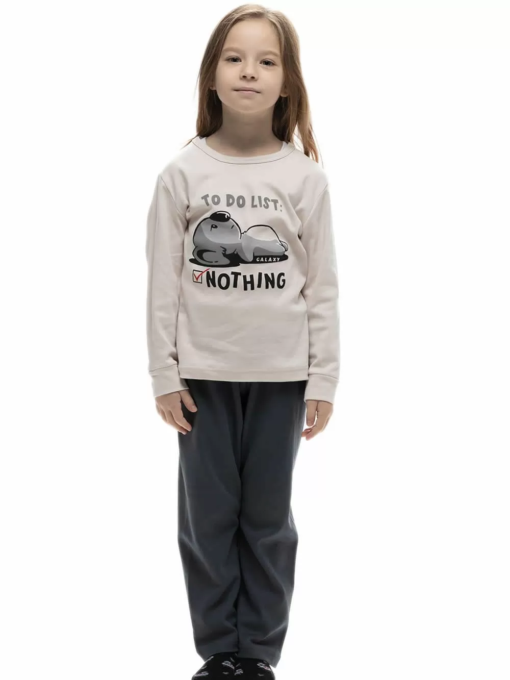 Παιδική Πυτζάμα GALAXY για Κορίτσι - 100% Βαμβακερή 