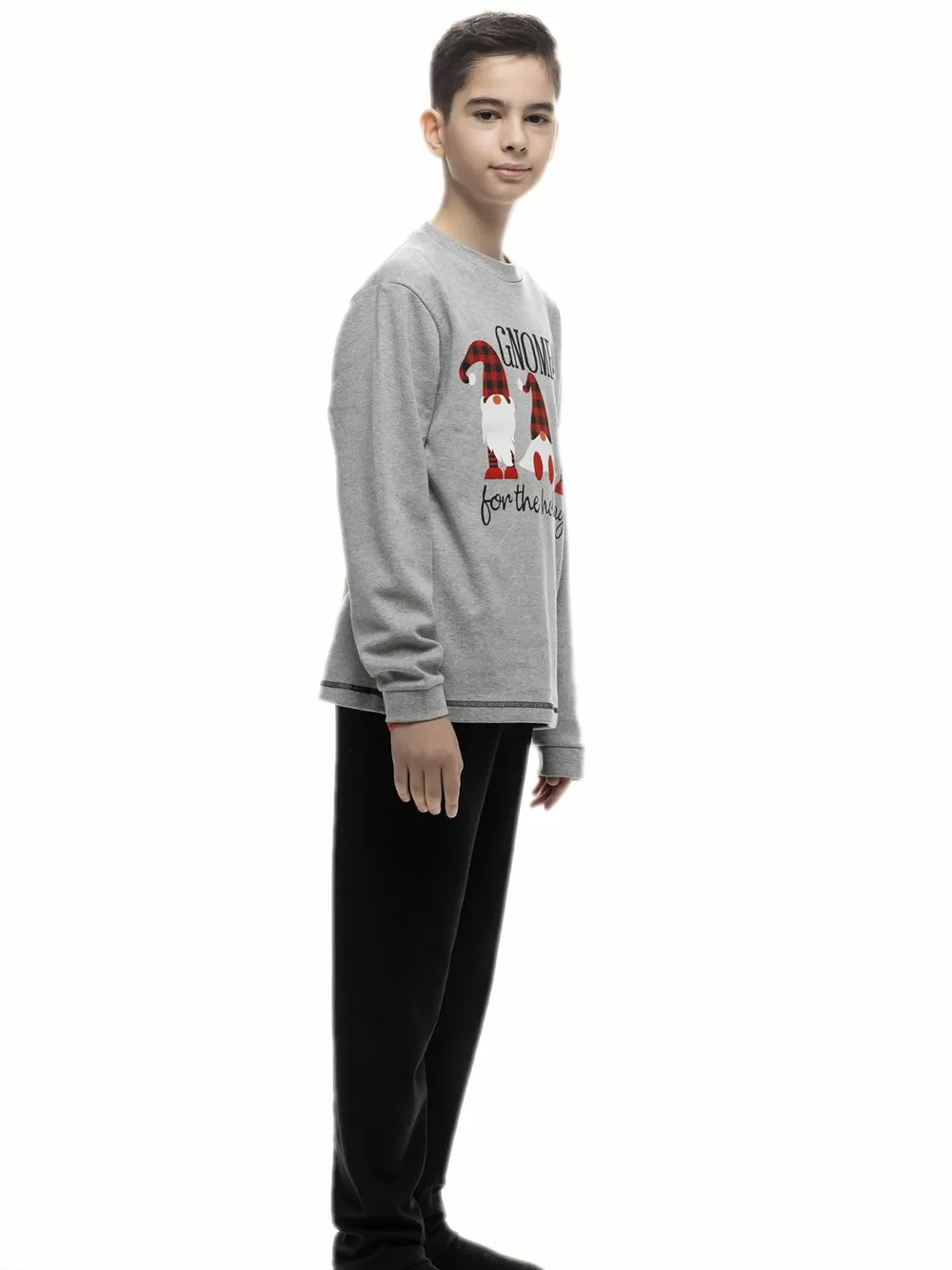 Εφηβική Πυτζάμα GALAXY GNOME XMAS για Αγόρι - Απαλό Βαμβάκι