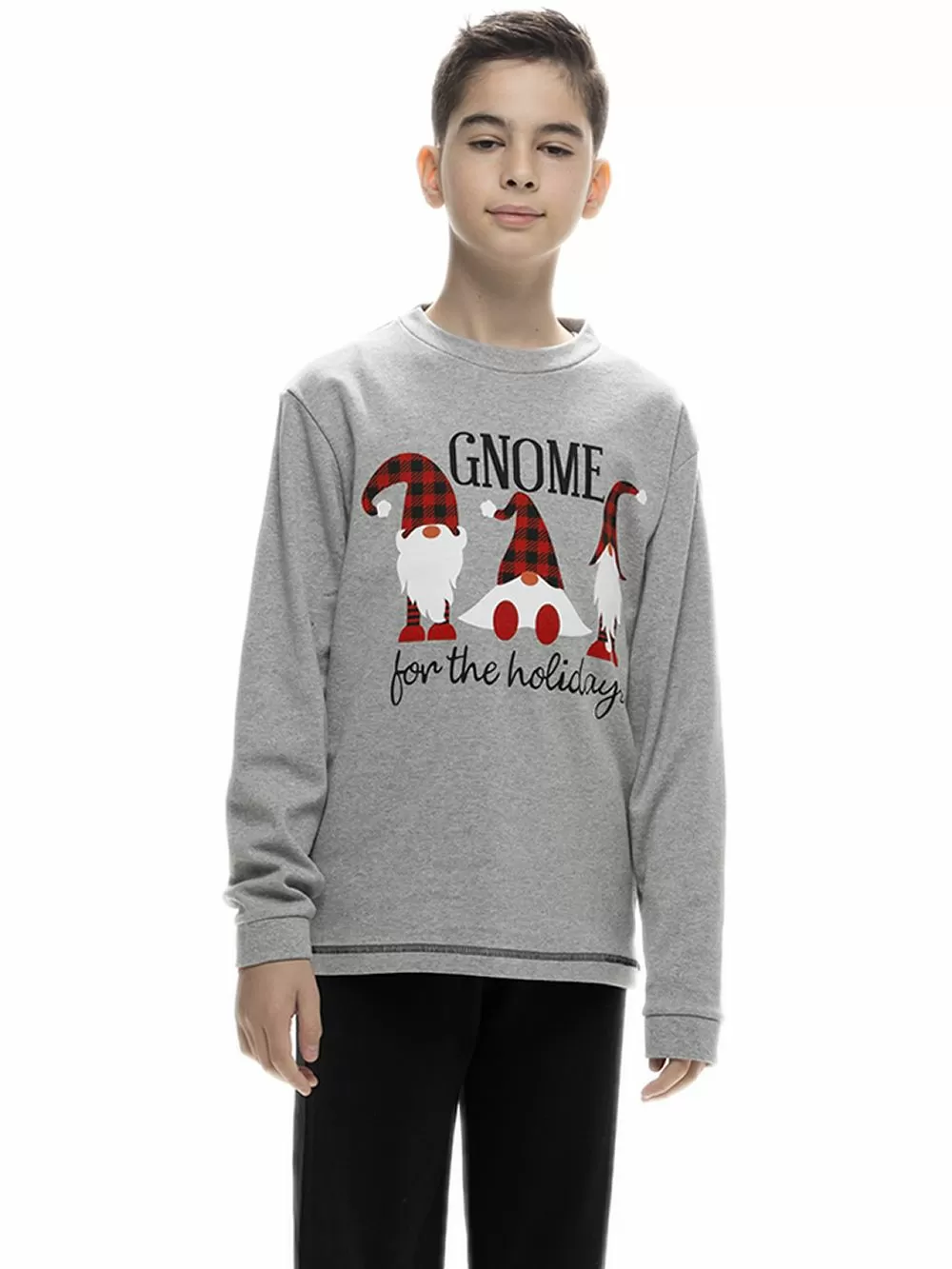 Εφηβική Πυτζάμα GALAXY GNOME XMAS για Αγόρι - Απαλό Βαμβάκι