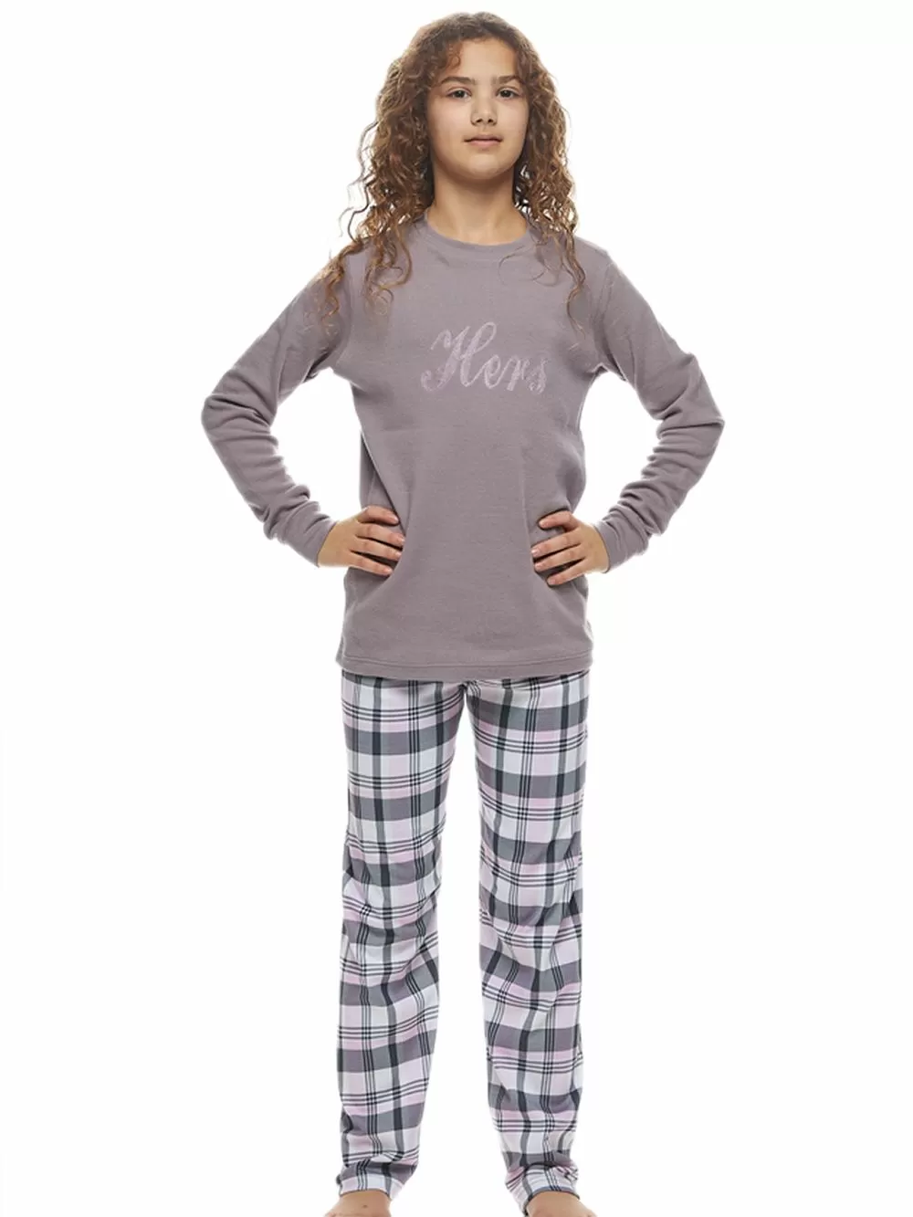 Παιδική Εφηβική Πυτζάμα GALAXY για Κορίτσι Hers FAMILY - 100% Βαμβακερή