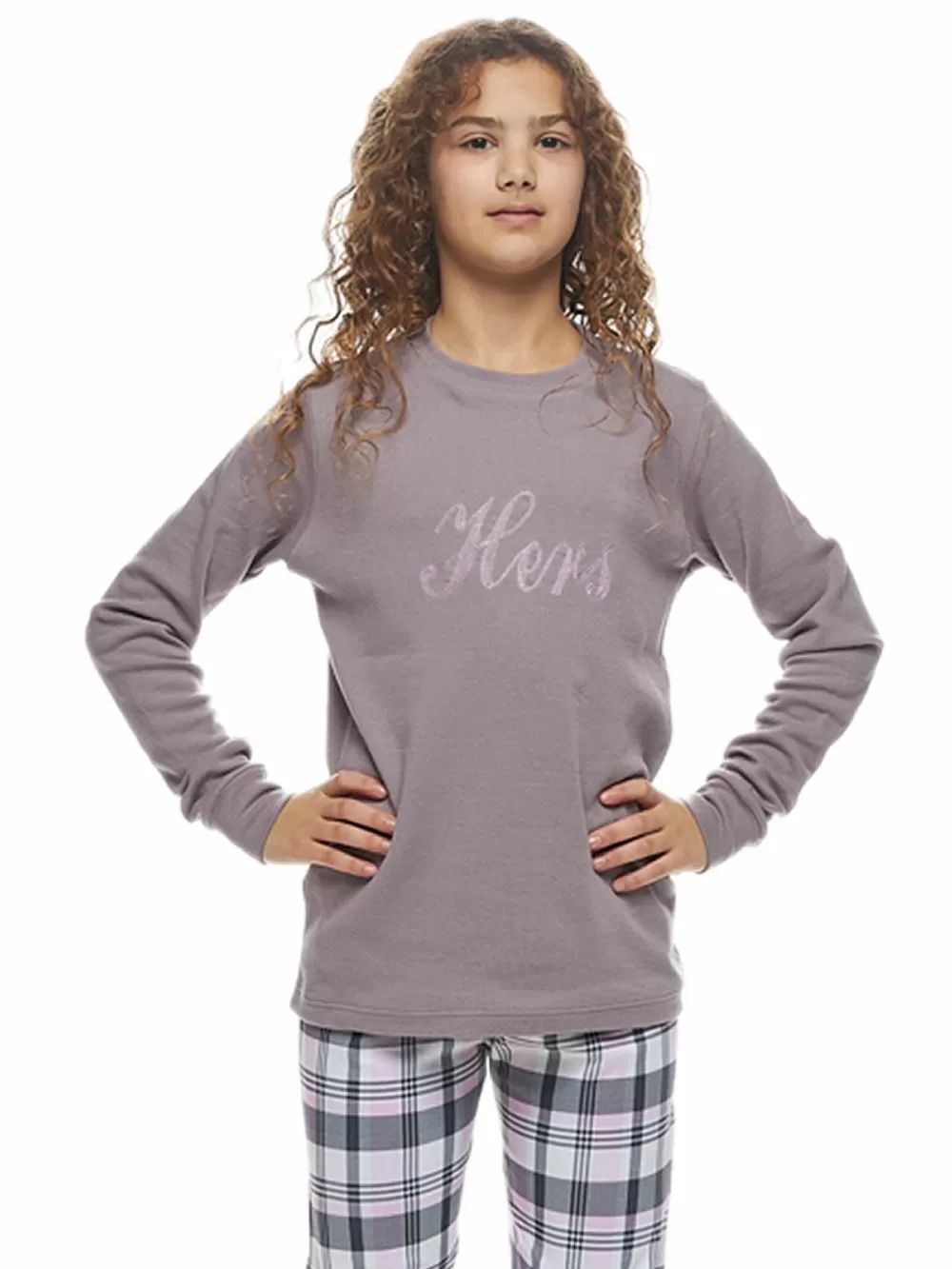 Παιδική Εφηβική Πυτζάμα GALAXY για Κορίτσι Hers FAMILY - 100% Βαμβακερή