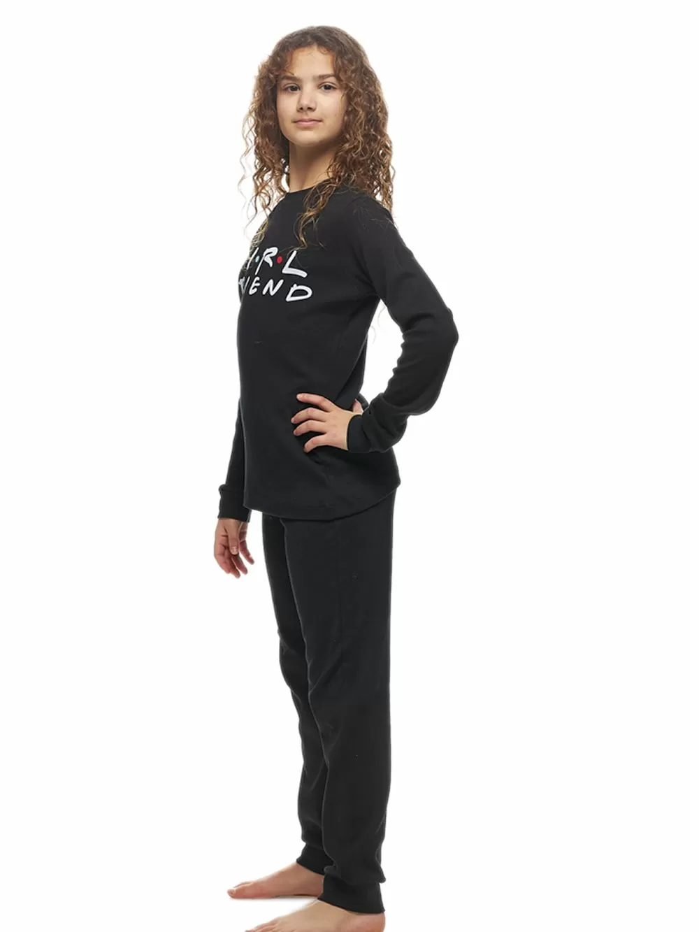 Παιδική Εφηβική Πυτζάμα GALAXY για Κορίτσι Girlfriend FAMILY - 100% Βαμβακερή