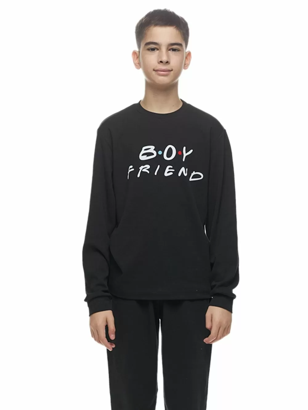 Παιδική Εφηβική Πυτζάμα GALAXY για Αγόρι Boyfriend FAMILY - 100% Βαμβακερή 