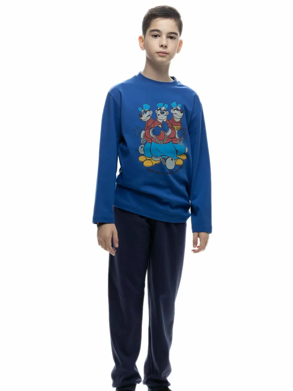 Εφηβική Πυτζάμα GALAXY για Αγόρι - 100% Βαμβακερή 