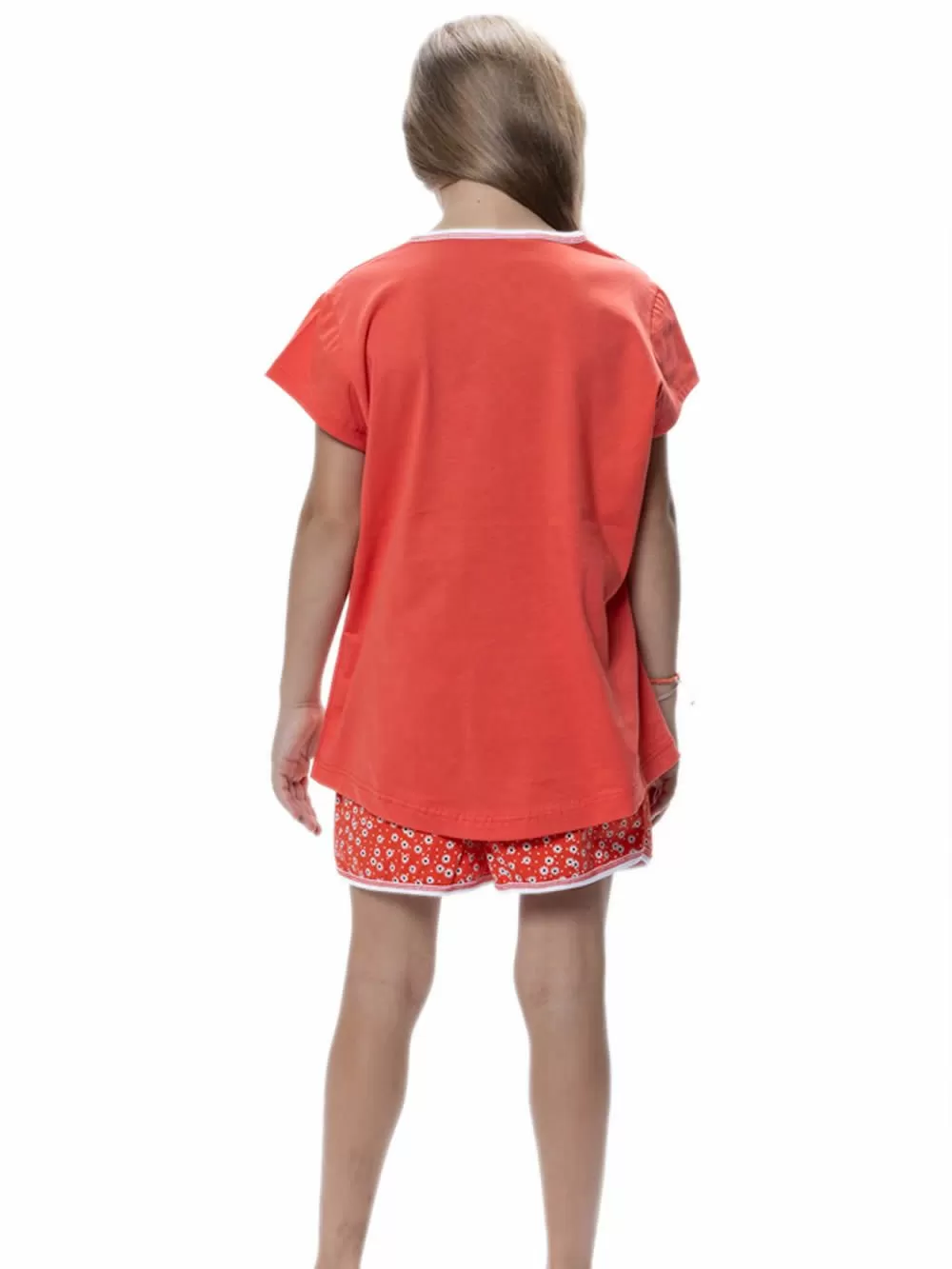 Εφηβική Πυτζάμα GALAXY για Κορίτσι Flowers - 100% Βαμβακερή