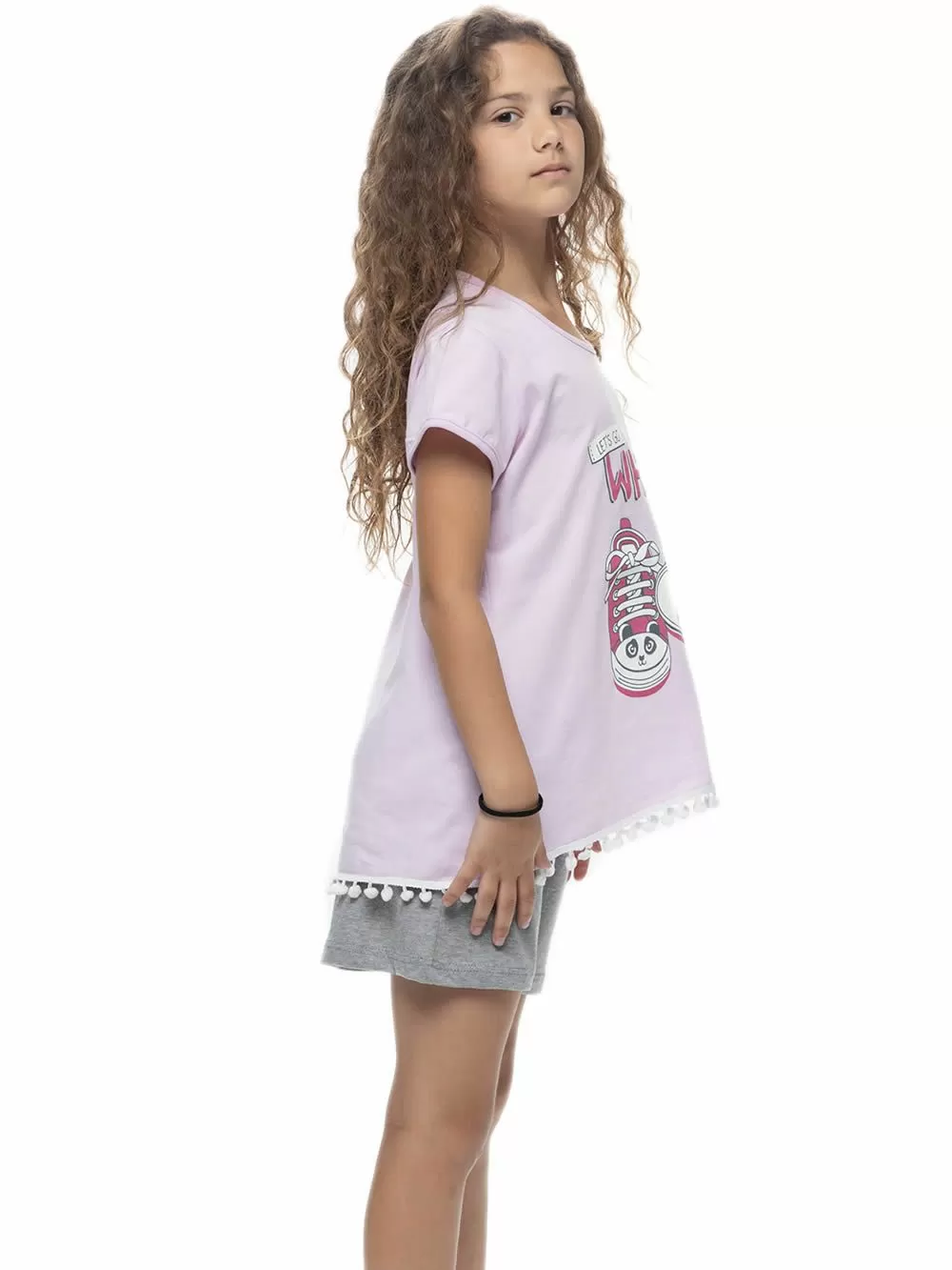 Εφηβική Πυτζάμα GALAXY PINK για Κορίτσι - 100% Βαμβακερή